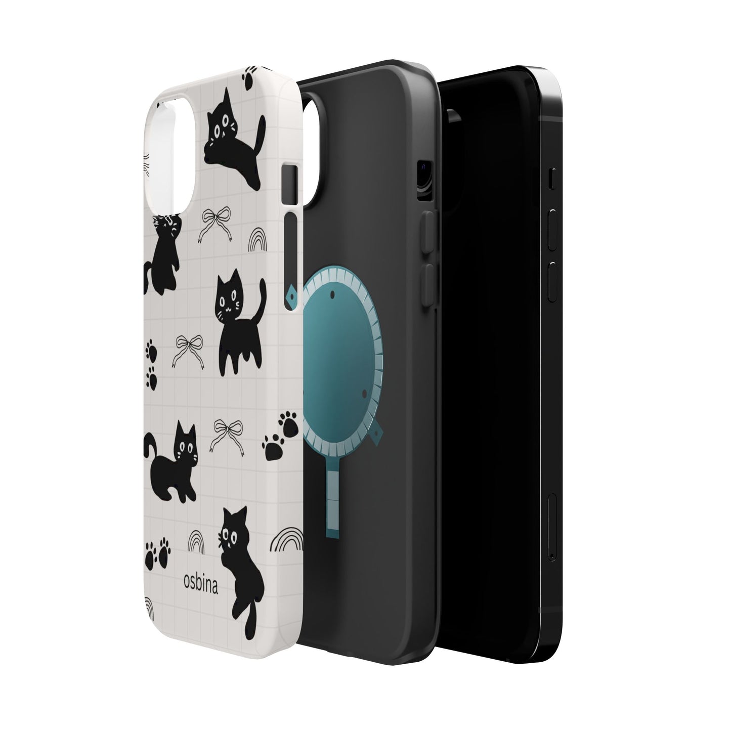 osbina | MagSafe compatible for iPhone | Meow Mode Cat Phone Case | The Season Collective