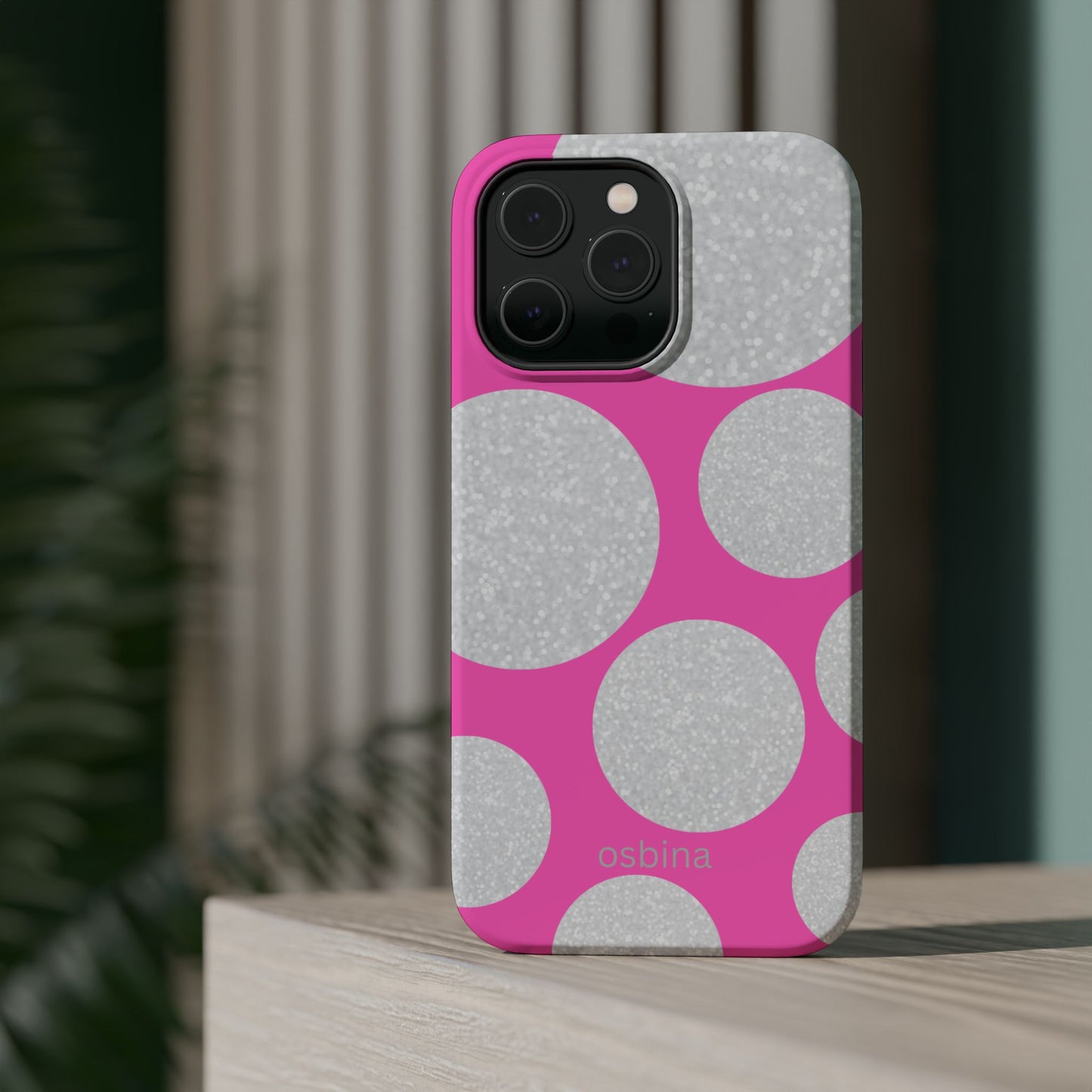 osbina | MagSafe compatible for iPhone | The Sparkling Bubbles Case | YAYOU Collection Supporting Shine Like Sable