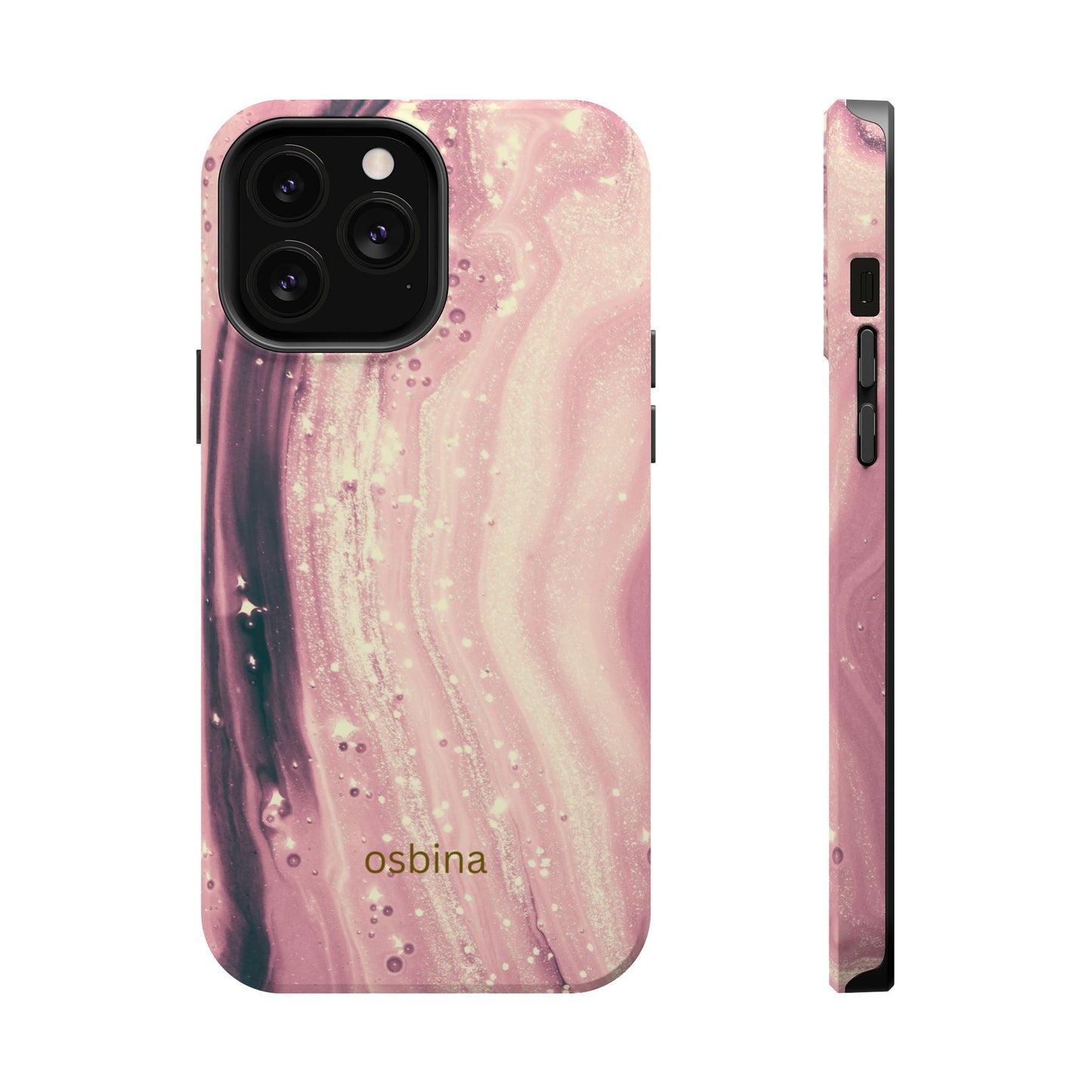 osbina | MagSafe compatible for iPhone | The Amethyst Glow Phone Case | Modern Muse Collection
