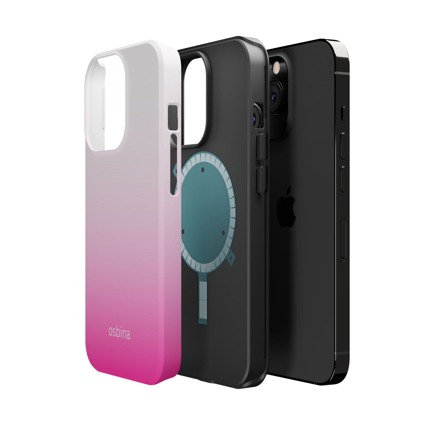 osbina | MagSafe compatible for iPhone | The Radiant Ombre Case | YAYOU Collection Supporting Shine Like Sable