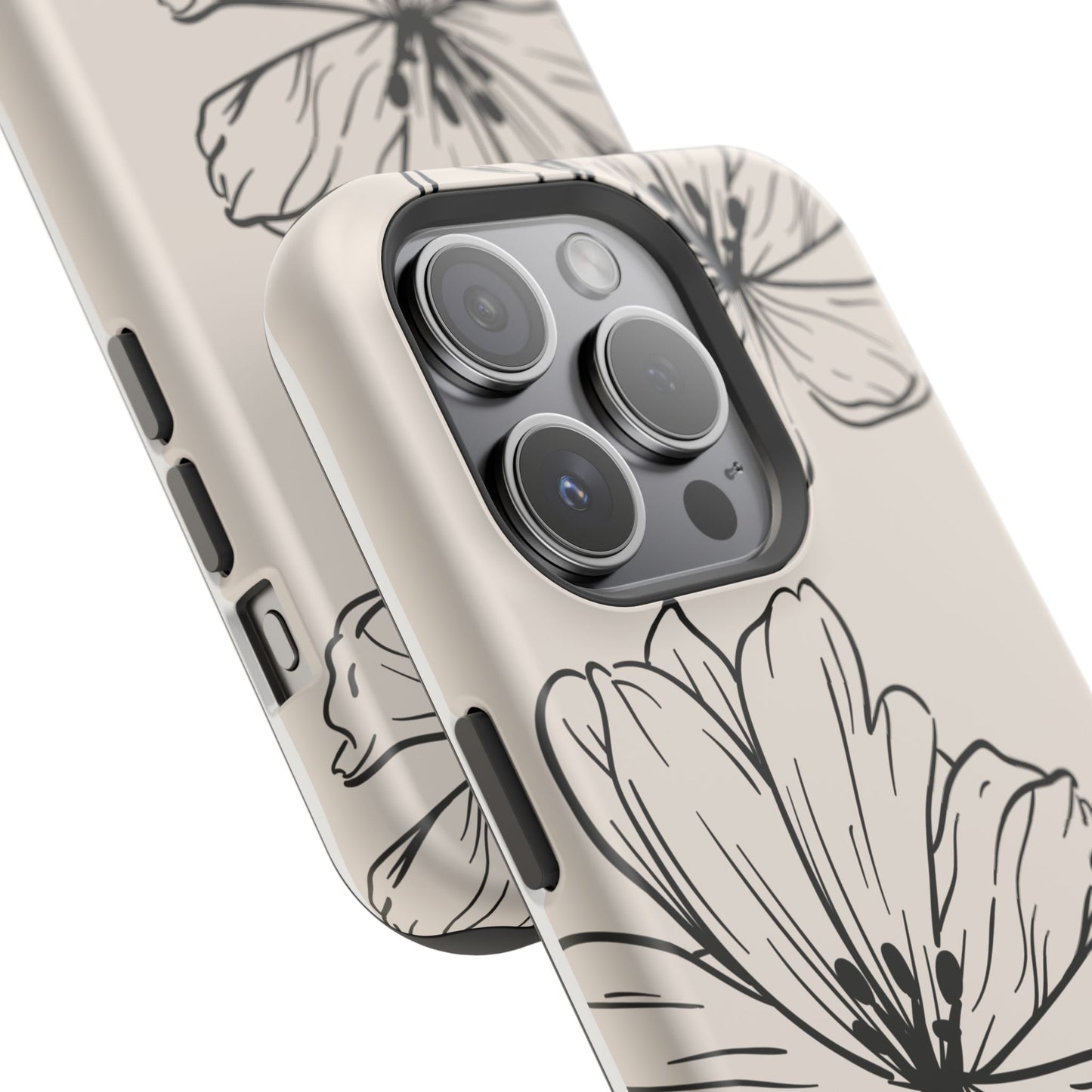 osbina | MagSafe compatible for iPhone | Poppy Whisper Phone Case | Modern Muse Collection