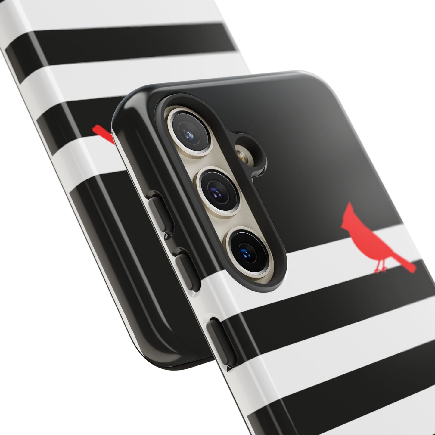 osbina | Redbird Edition Thinking of You Phone Case Black & White Stripe | Inspired By Collection