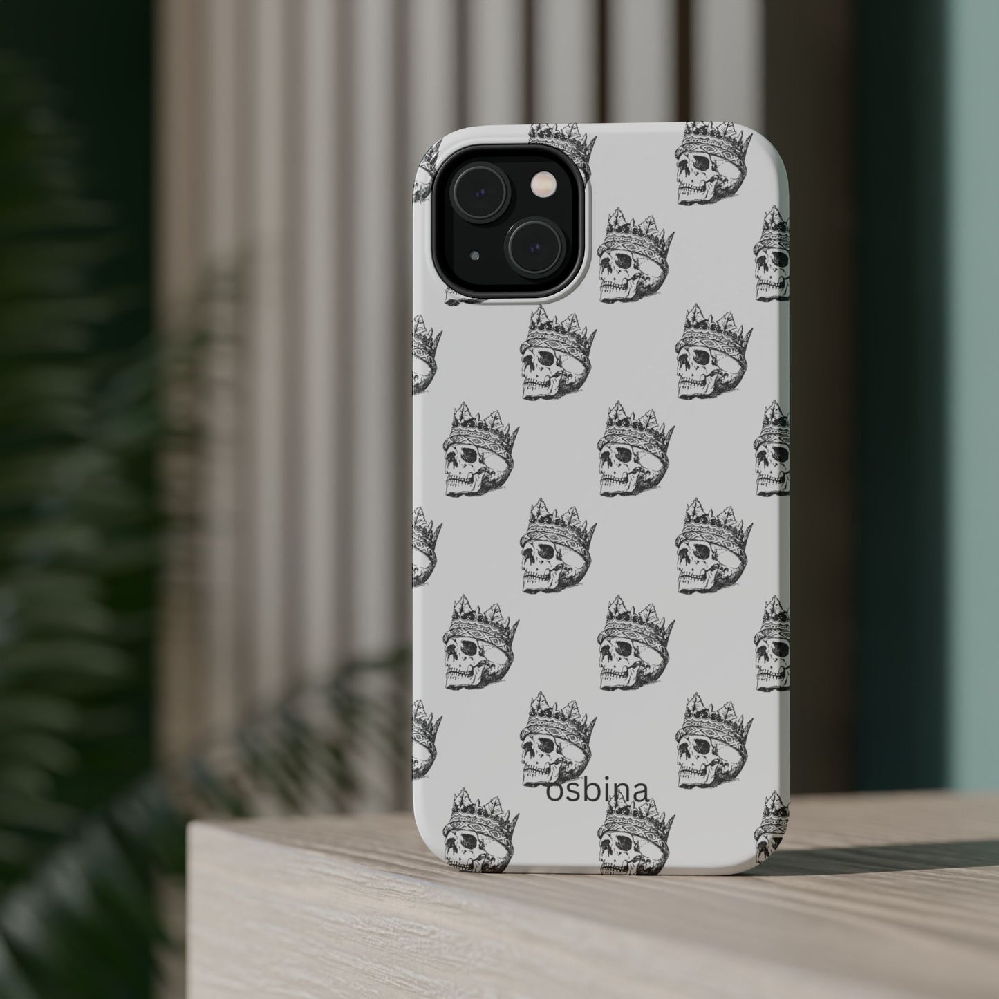 osbina | MagSafe compatible for iPhone | Skulls Royale Phone Case | Season Collective Collection