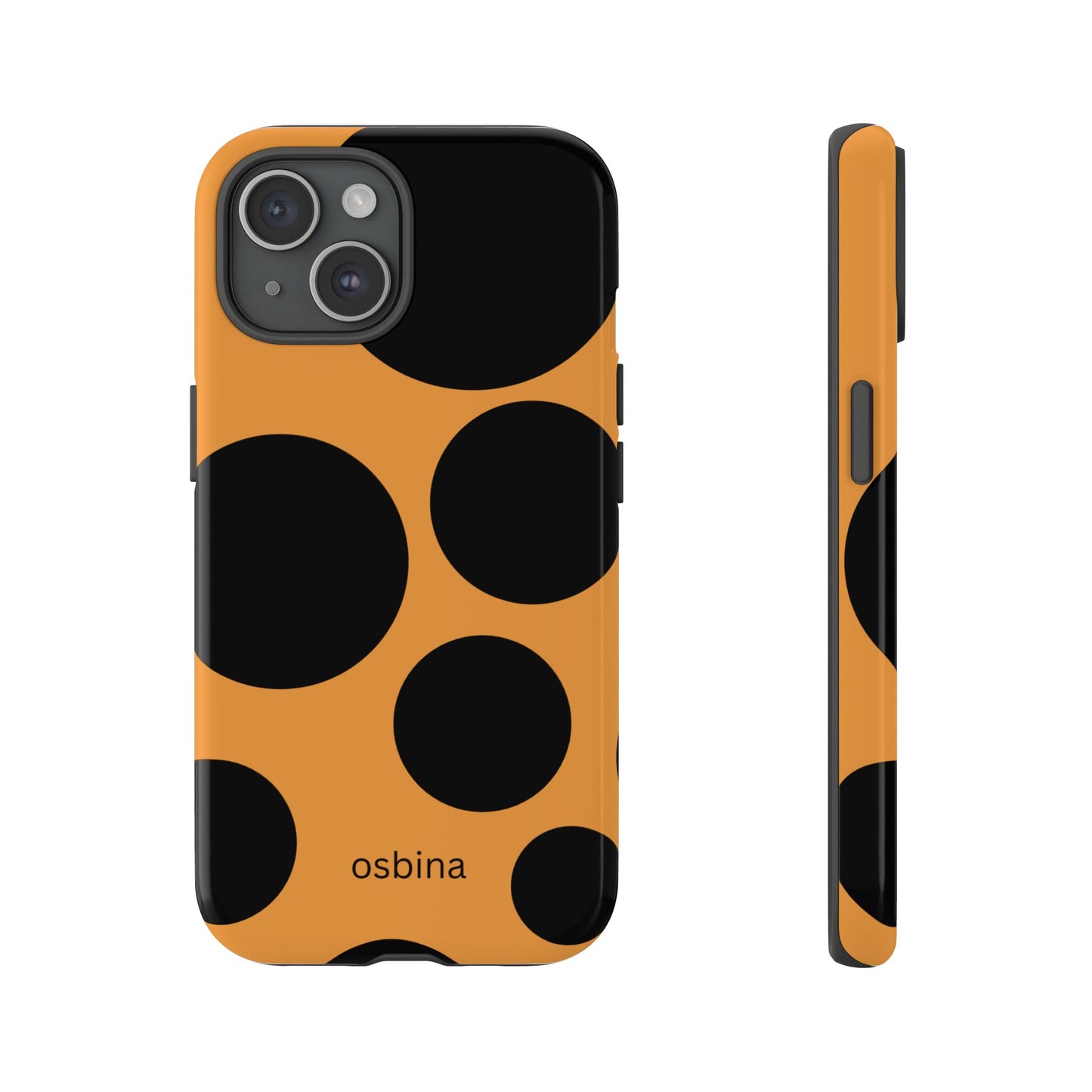 osbina | The Bubble Statement Case in Orange + Black | The Season Collective