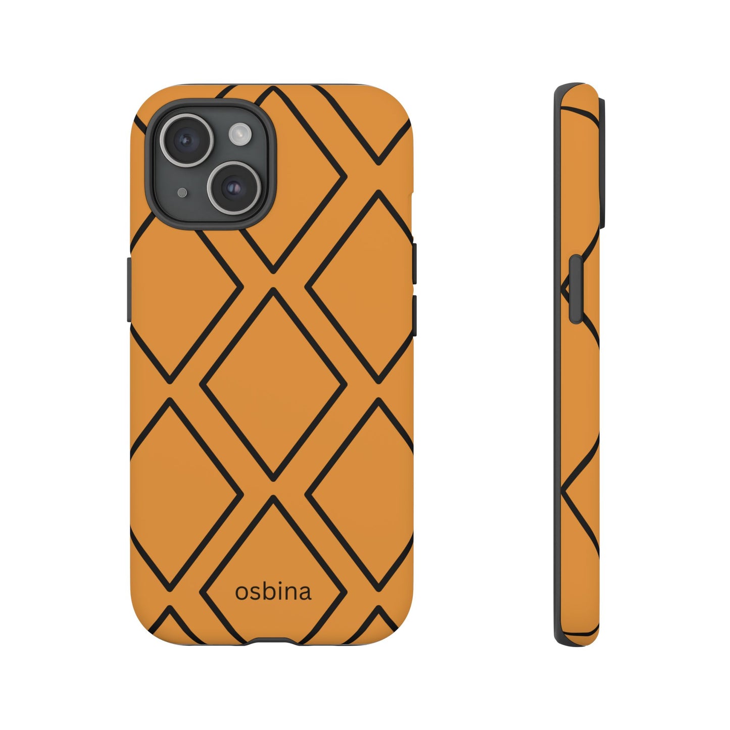 osbina | Diamonds Are Your Phone’s Best Friend — The Orange + Black Diamond Case | The Season Collective