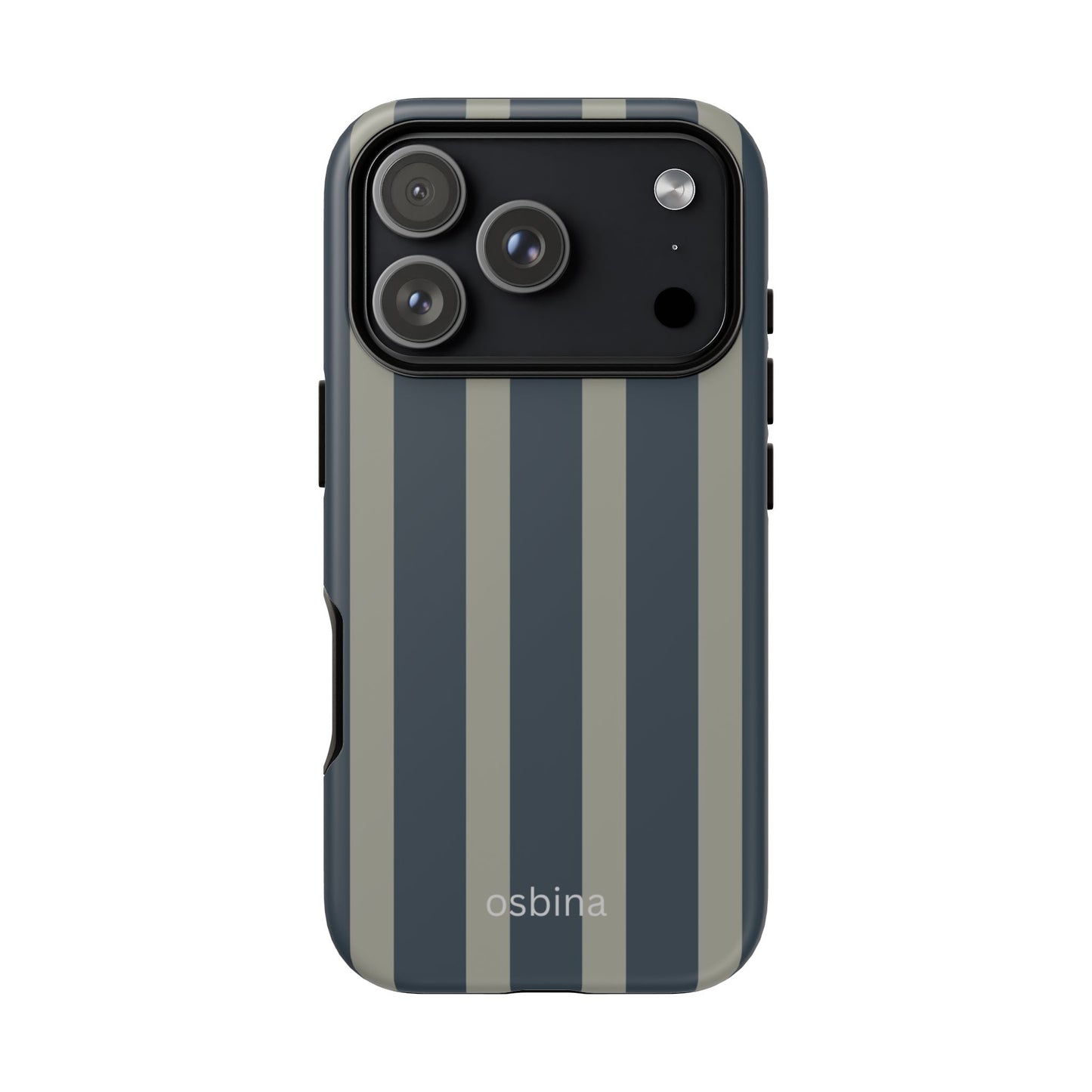 osbina | Grayhaven Navy & Gray Sophisticated Phone Case | Modern Muse Collection