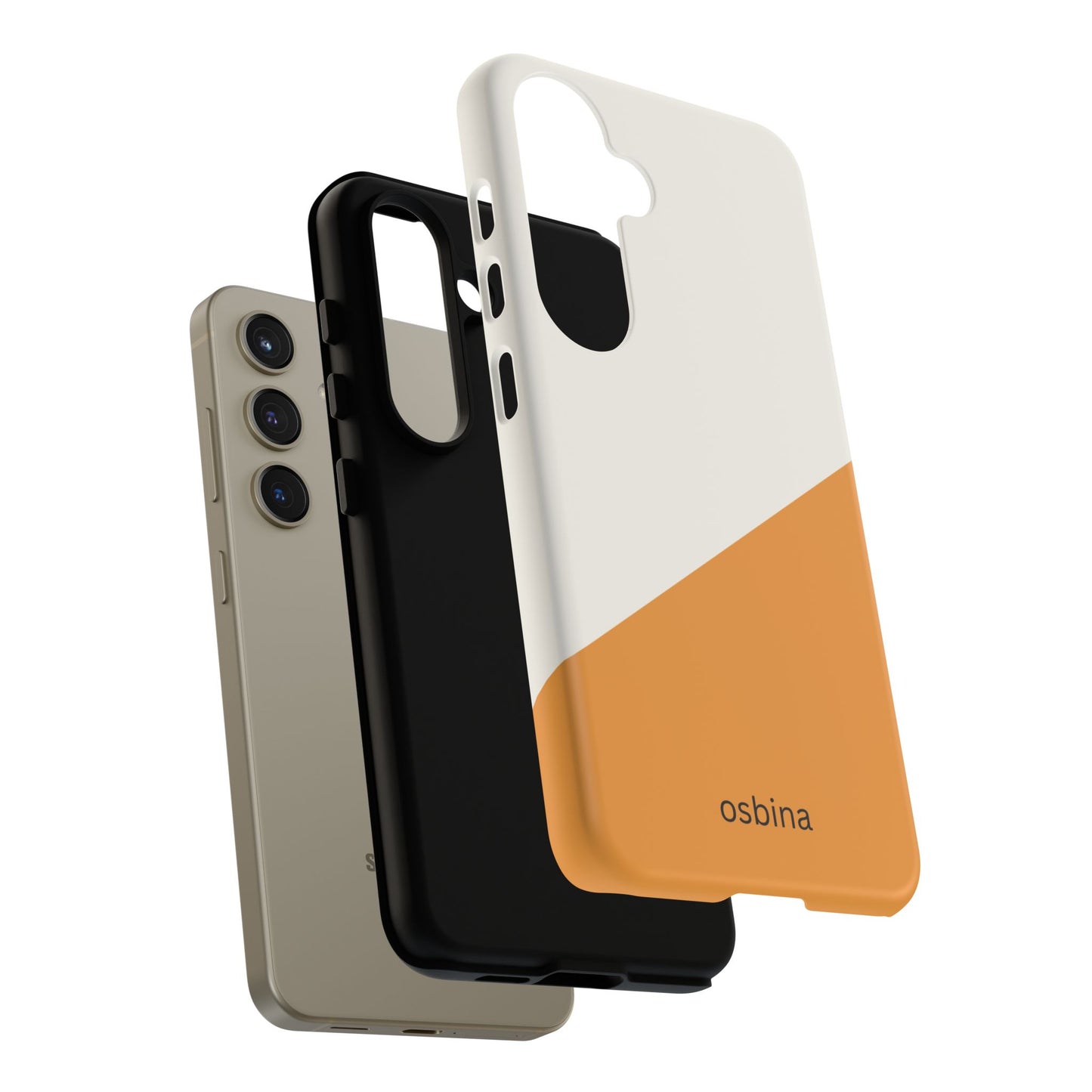 osbina | Divide & Conquer — The Orange + White Split Diagonal Case | The Season Collective
