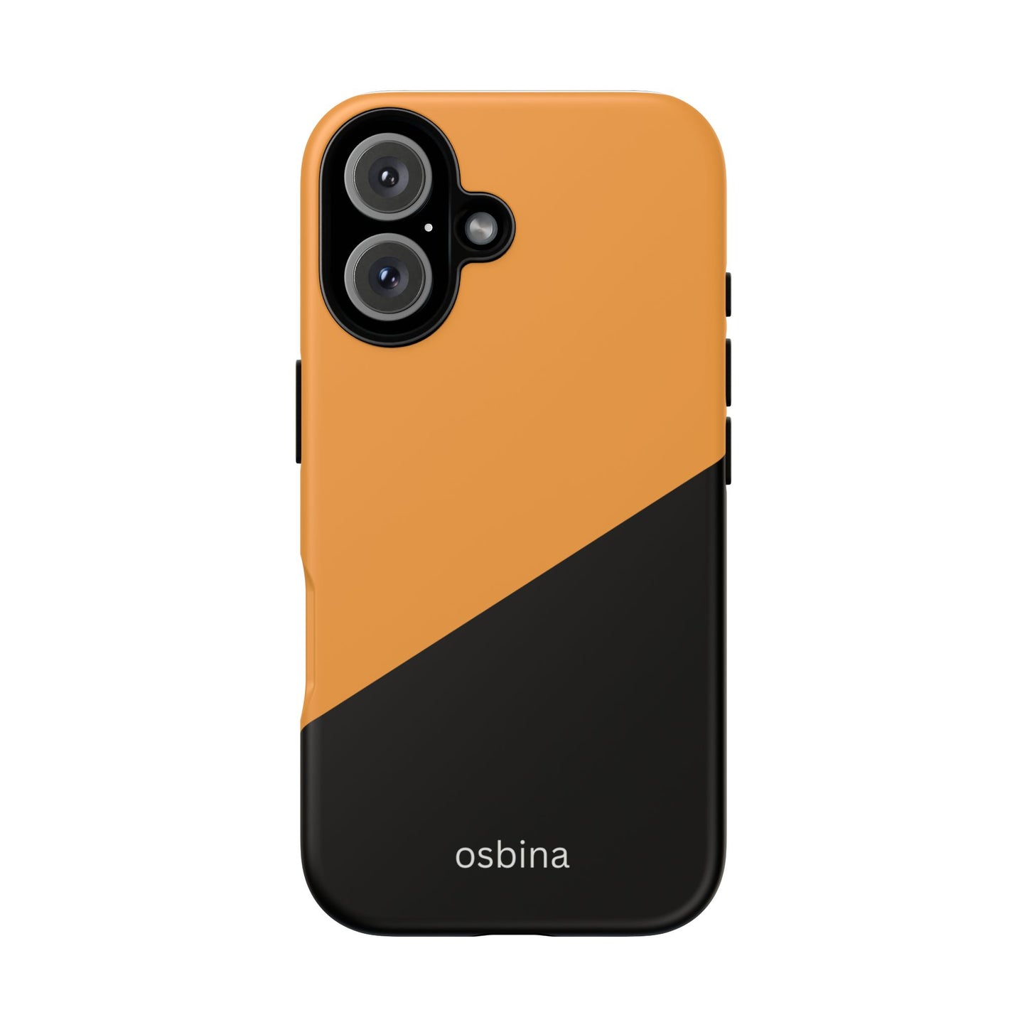 osbina | Bold Moves Only — The Orange + Black Split Diagonal Case | The Season Collective