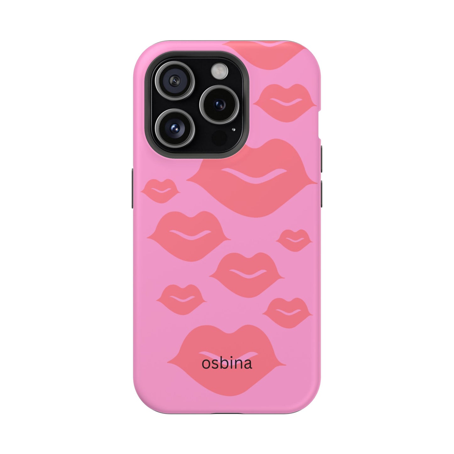 osbina | MagSafe compatible for iPhone | Besos Hot Lips Phone Case | Modern Muse Collection