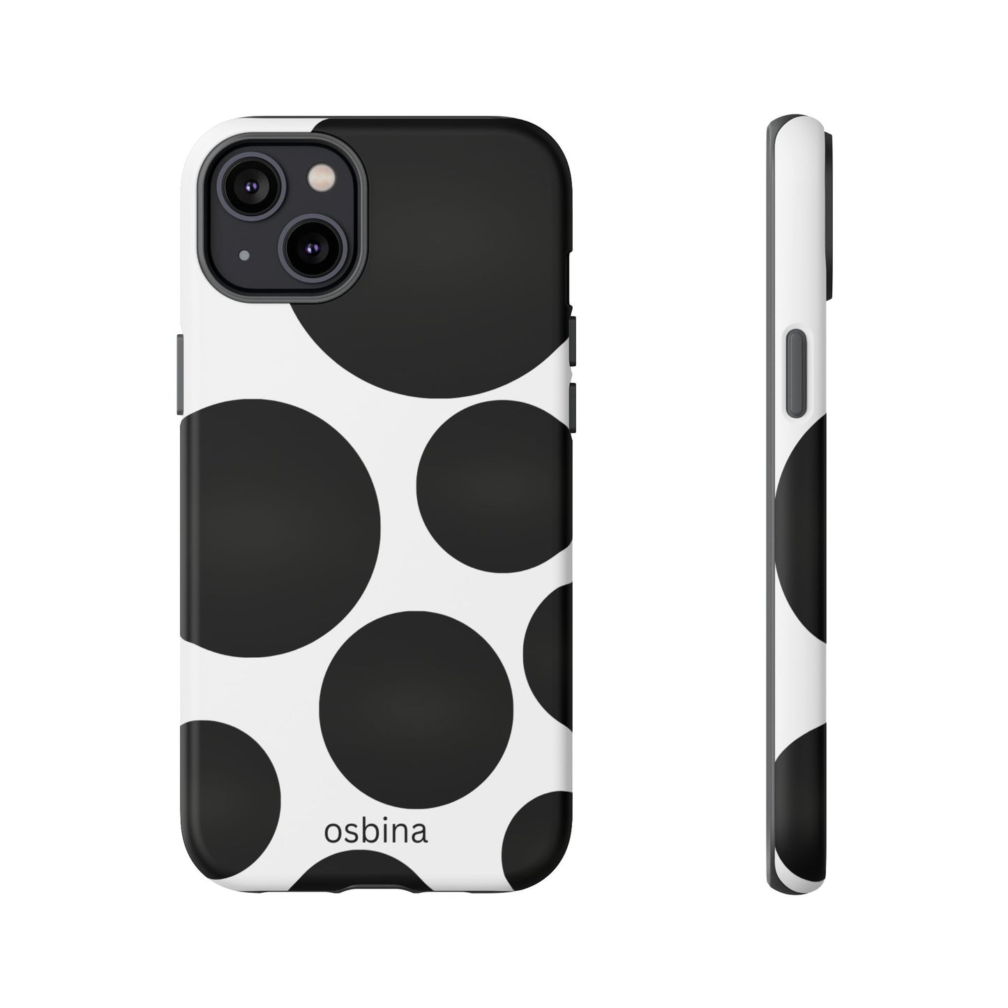 osbina | The Noir Bubbles Phone Case | Modern Muse Collection