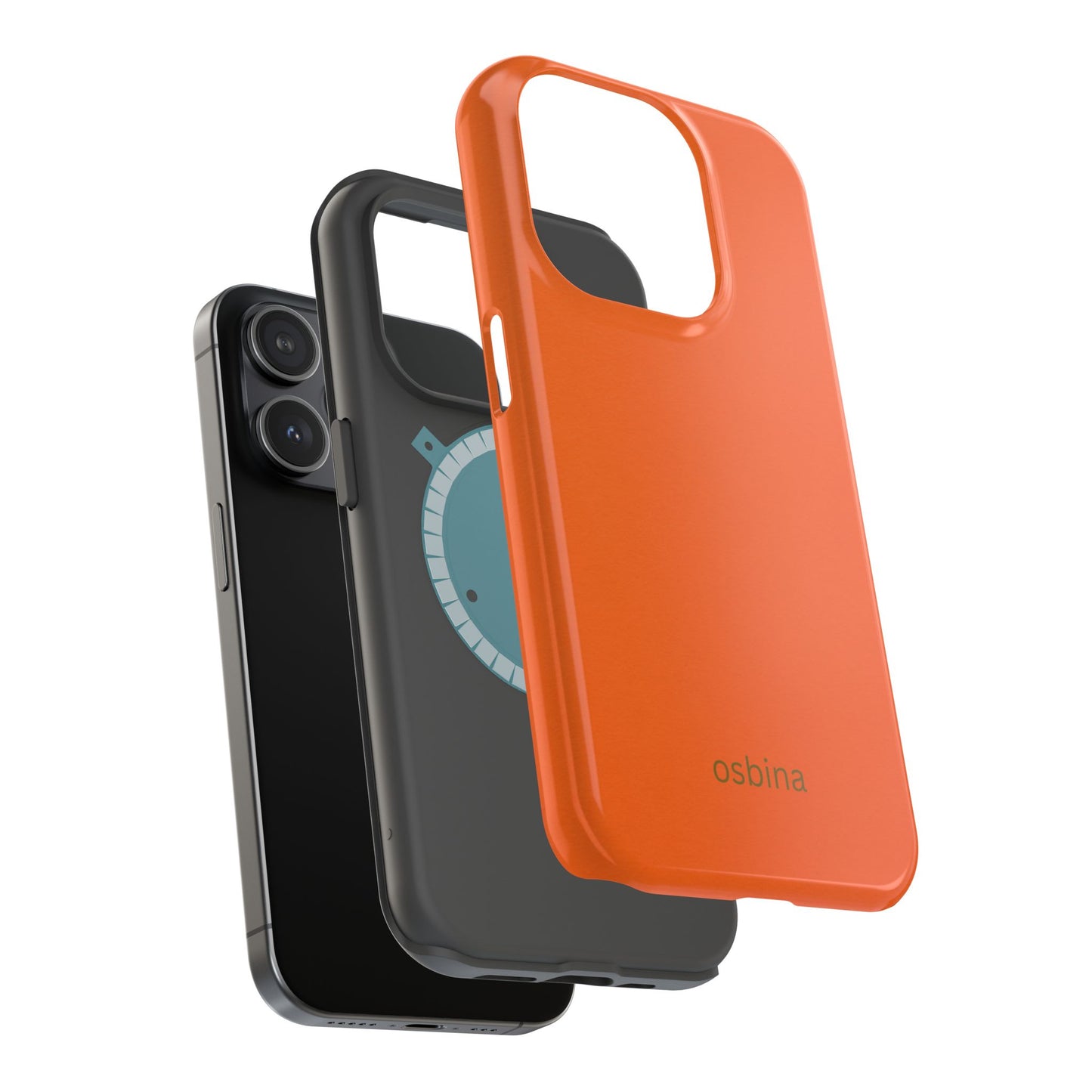 osbina | MagSafe compatible for iPhone | The Ember Phone Case | Modern Man Collection