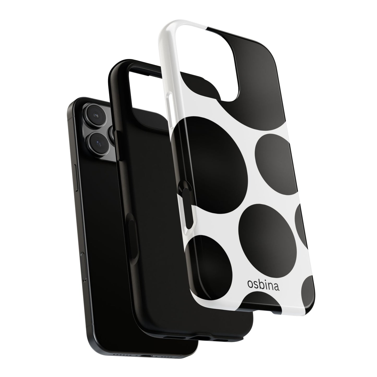 osbina | The Noir Bubbles Phone Case | Modern Muse Collection