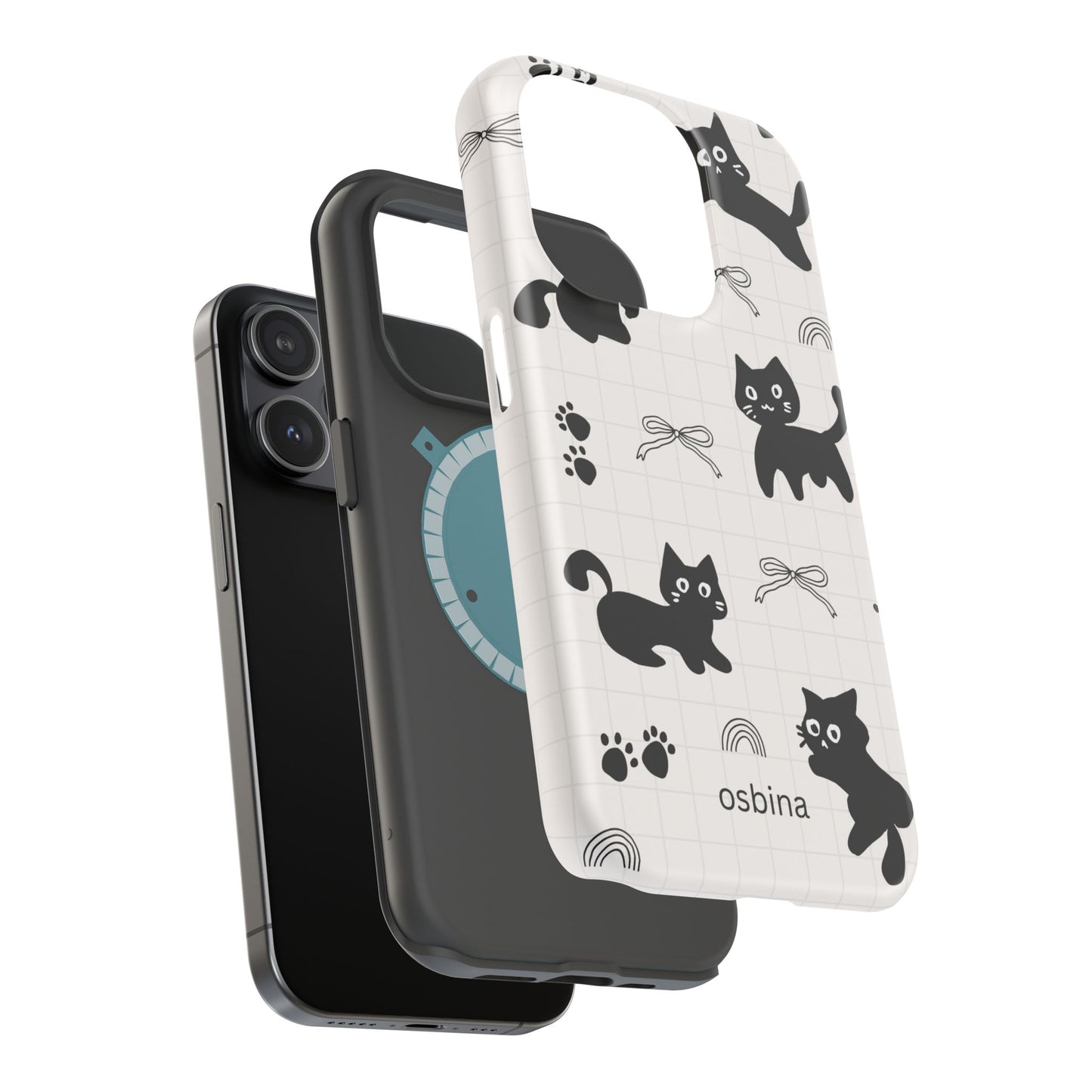 osbina | MagSafe compatible for iPhone | Meow Mode Cat Phone Case | The Season Collective