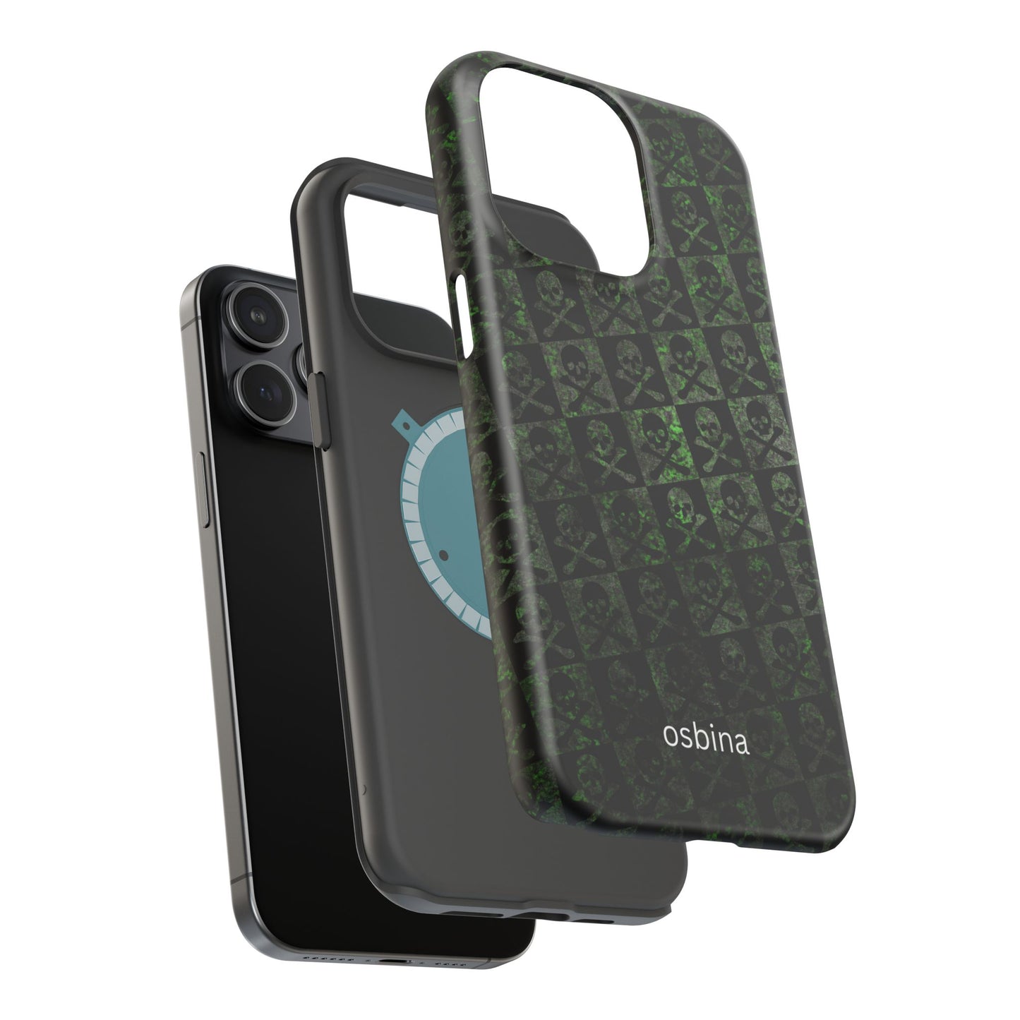 osbina | MagSafe compatible for iPhone | Skull & Crossbones Phone Case | Season Collective Collection