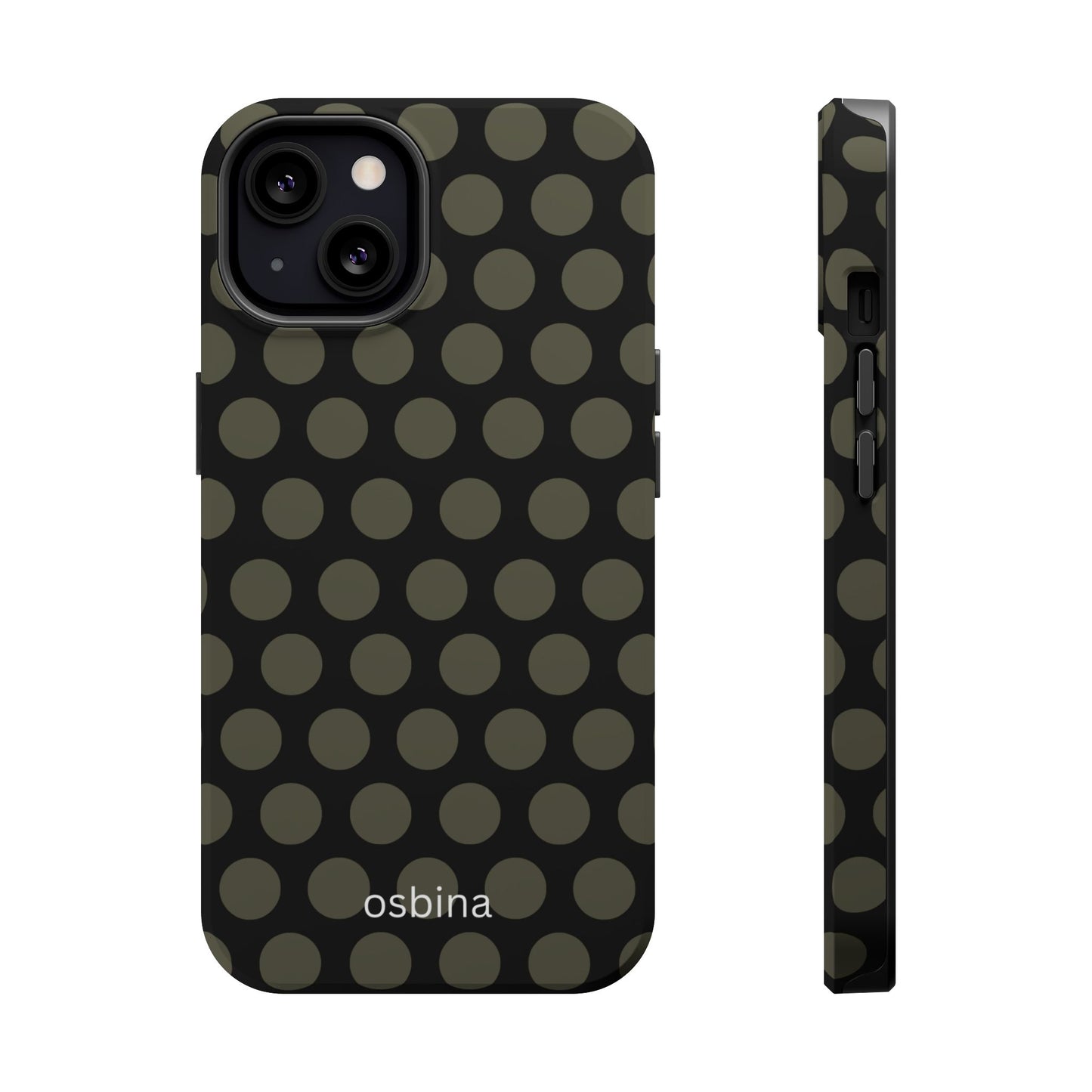 osbina | MagSafe compatible for iPhone | Onyx Chic Phone Case | Modern Muse Collection