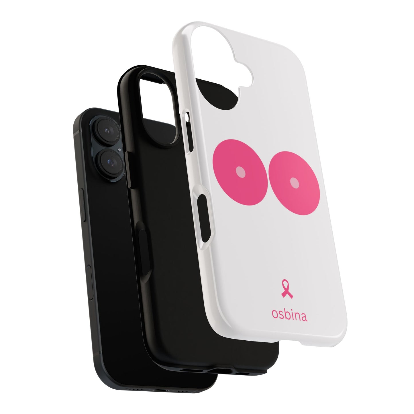 osbina | Limited Edition The Check Your Tatas Case in Light Pink + Soft Pink + Hot Pink | The Pink October Collection | Inspired By