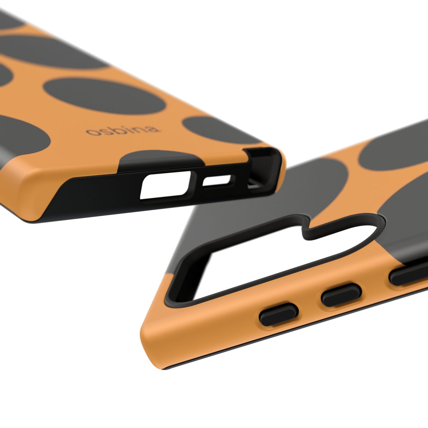 osbina | The Bubble Statement Case in Orange + Black | The Season Collective