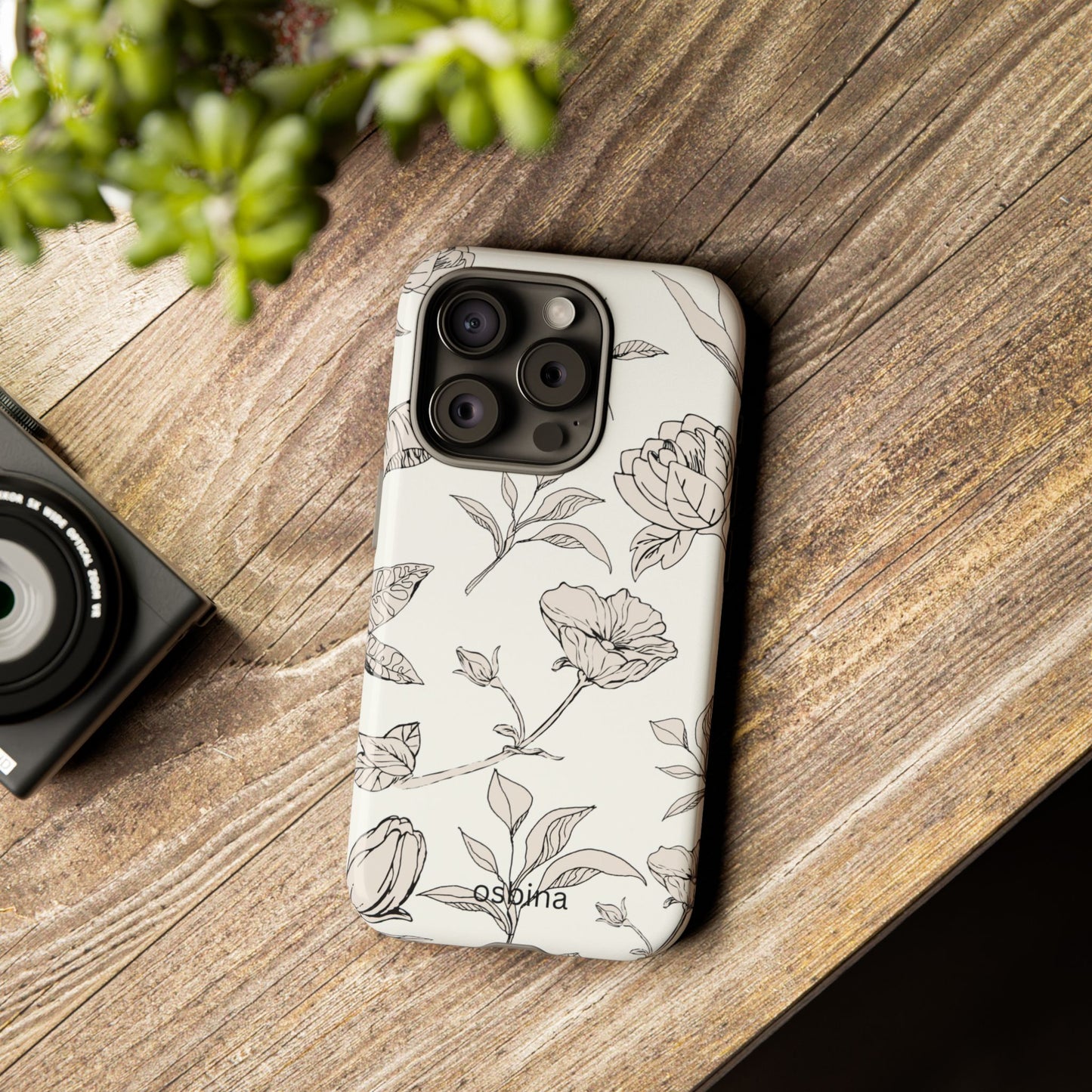 osbina | Silhouette Bloom Phone Case | Modern Muse Collection