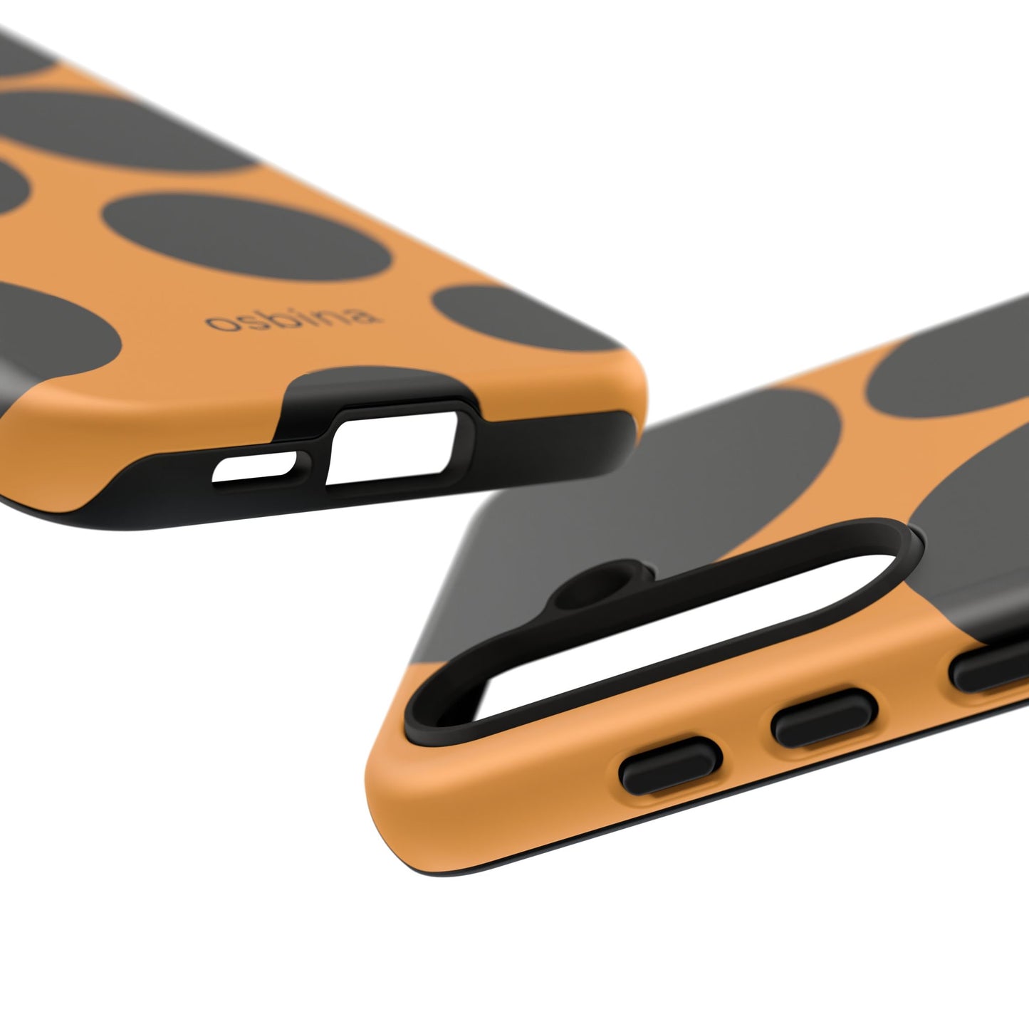 osbina | The Bubble Statement Case in Orange + Black | The Season Collective