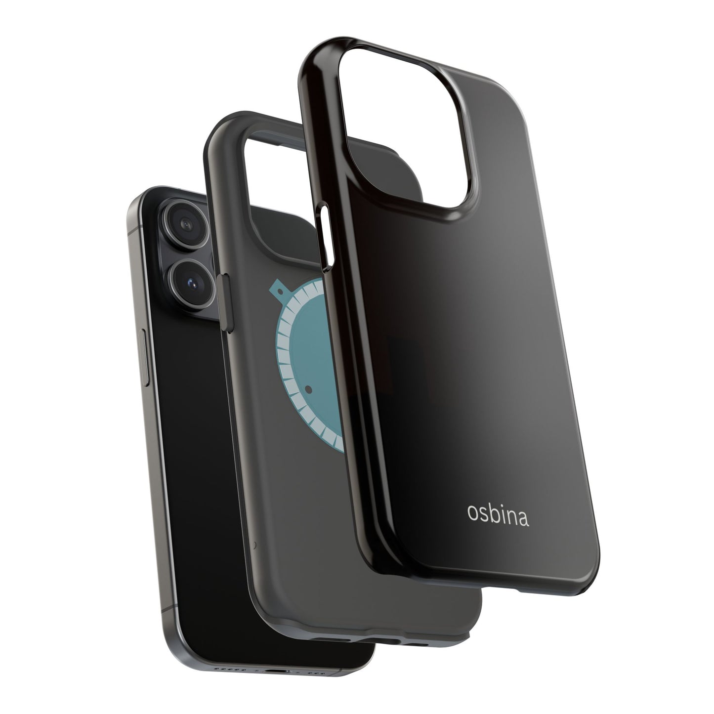 osbina | MagSafe compatible for iPhone | The Onyx Phone Case | Modern Man Collection