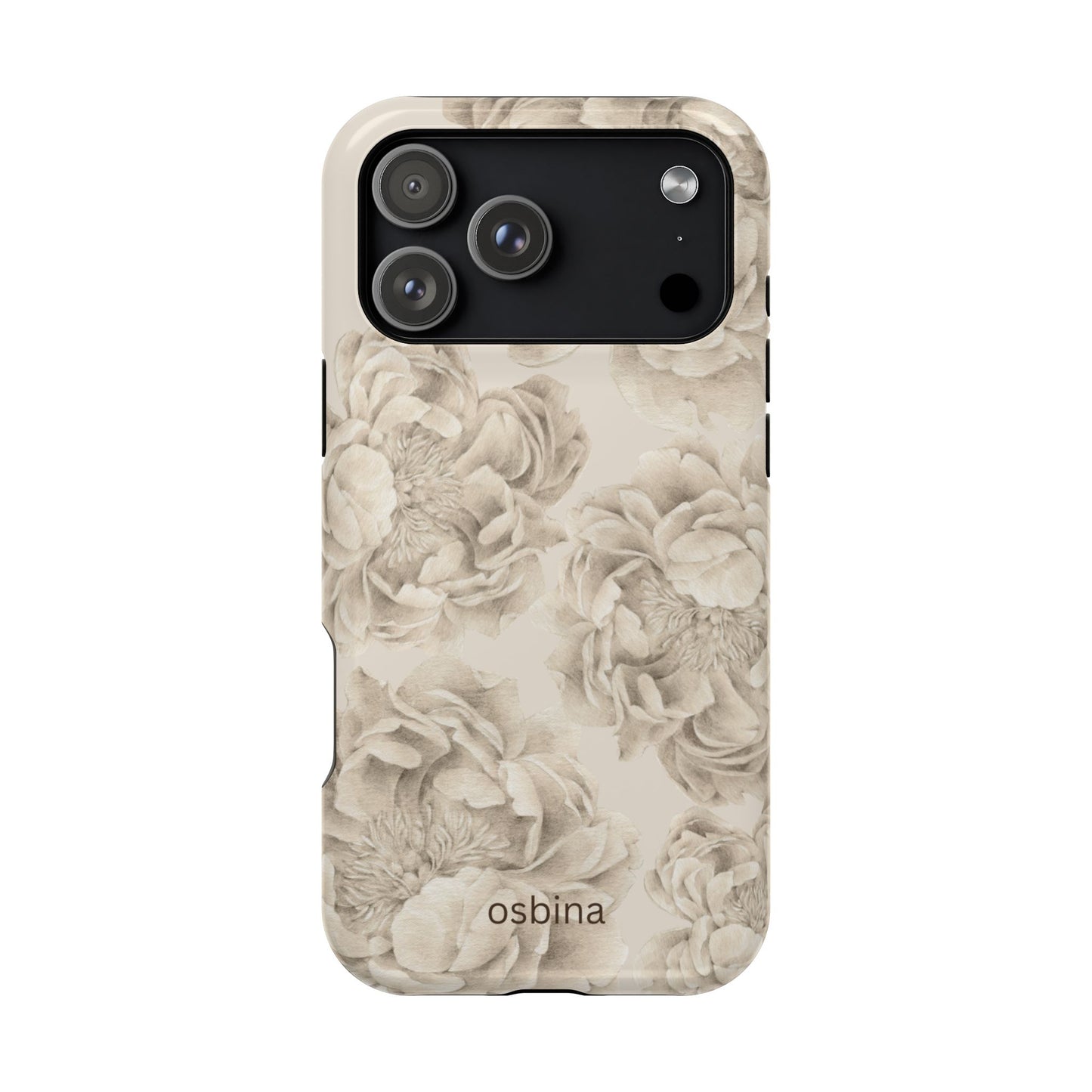 osbina | MagSafe for iPhone | Peony Sand Designer Case