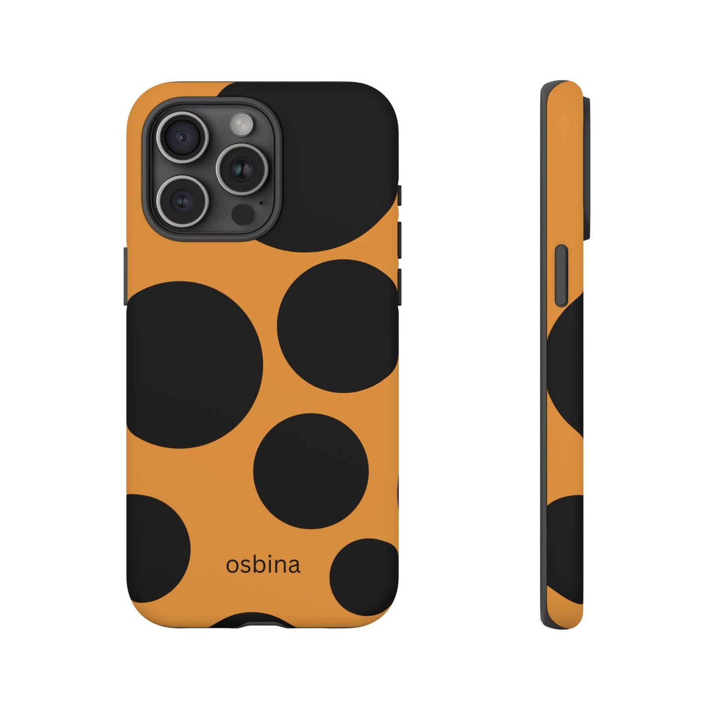 osbina | The Bubble Statement Case in Orange + Black | The Season Collective