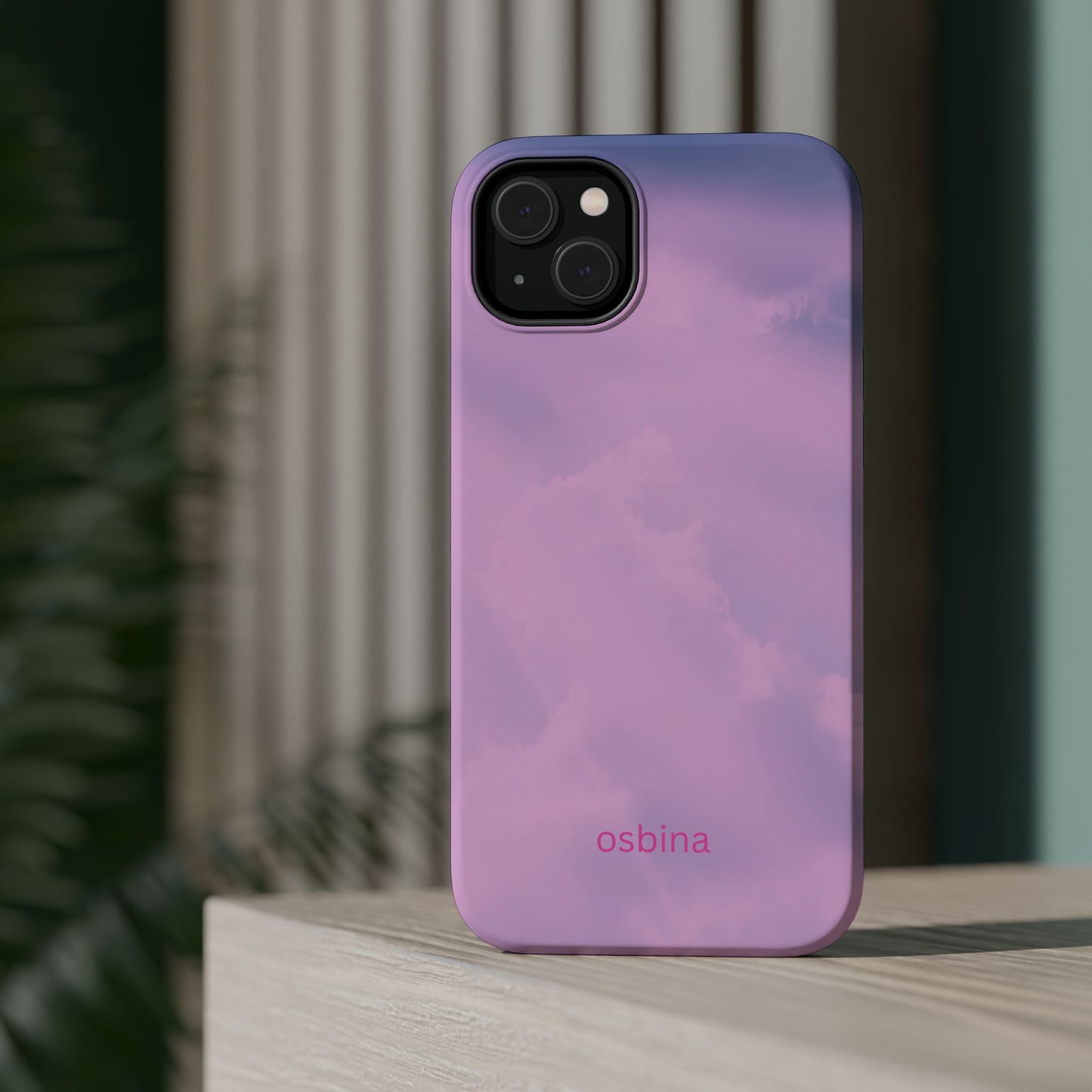 osbina | MagSafe compatible for iPhone | The Rosy Skies Case | YAYOU Collection Supporting Shine Like Sable