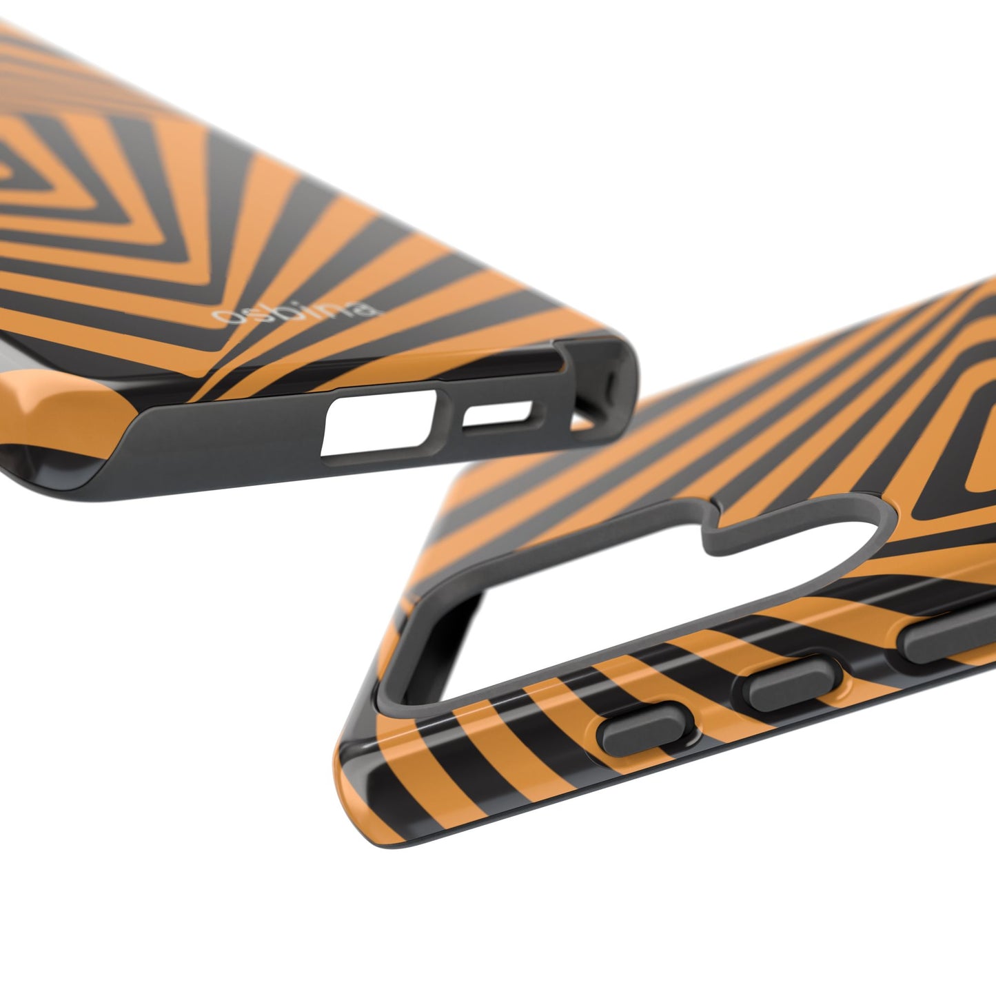osbina | Step Into the Zone — The Orange + Black Spiral Case | The Season Collective