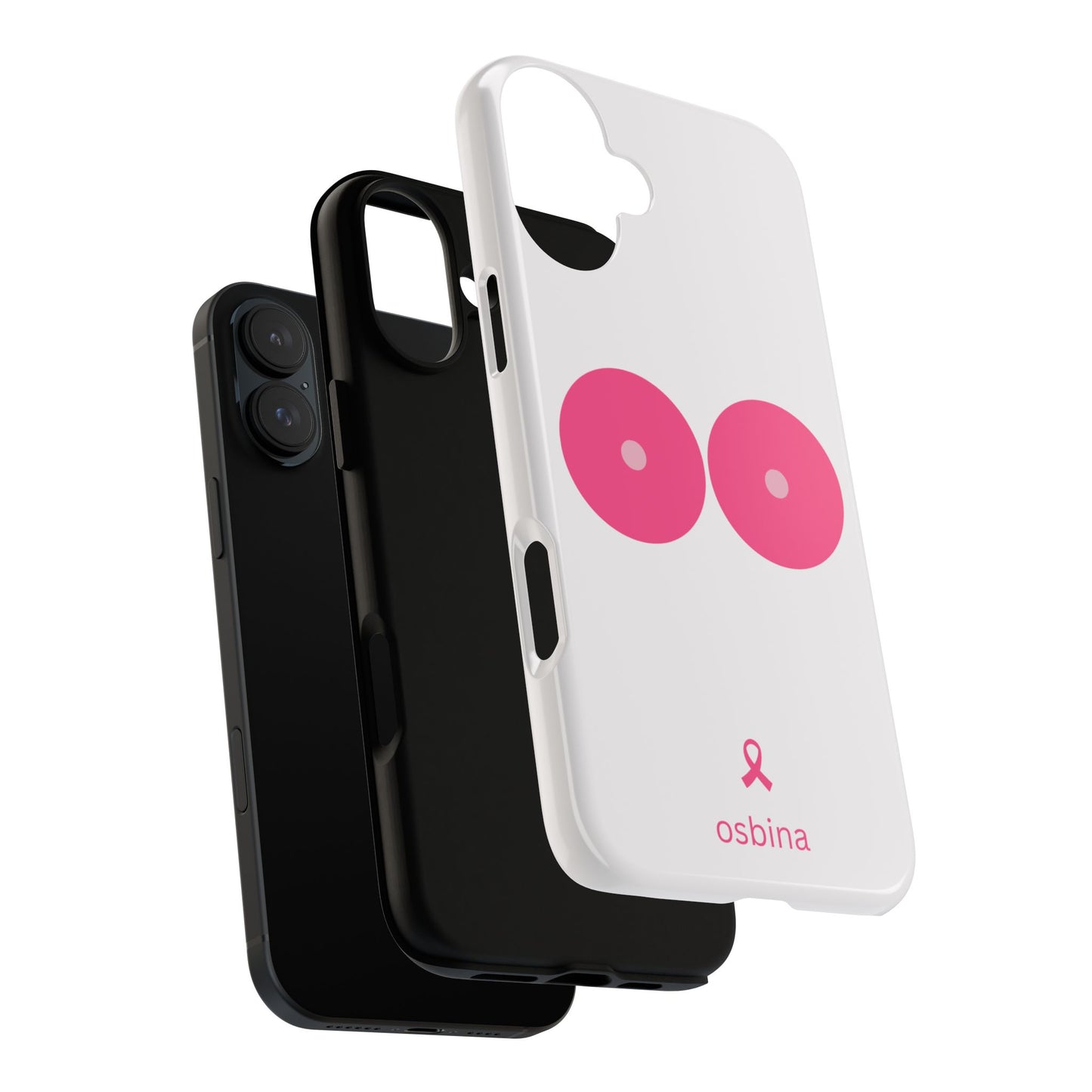 osbina | Limited Edition The Check Your Tatas Case in Light Pink + Soft Pink + Hot Pink | The Pink October Collection | Inspired By