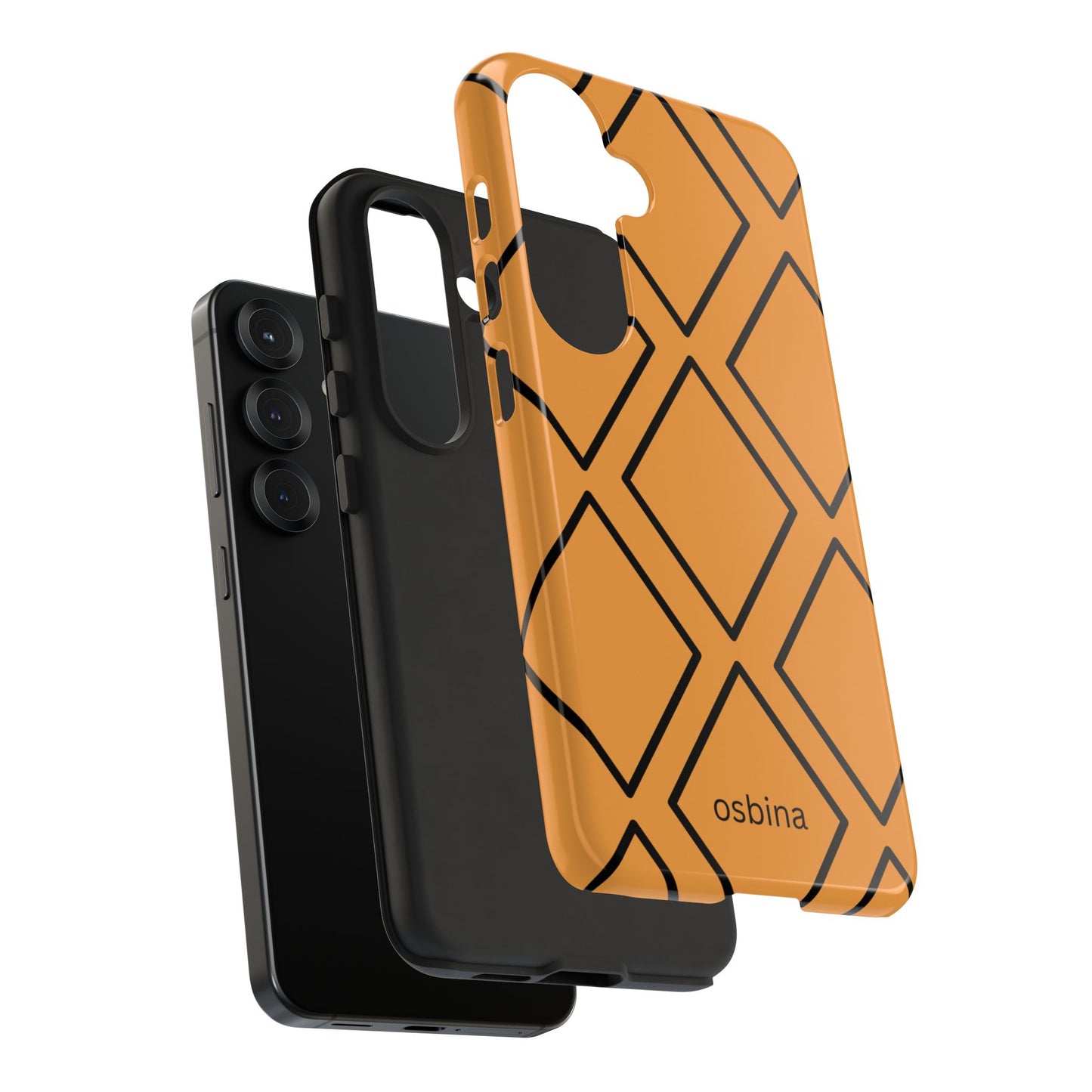 osbina | Diamonds Are Your Phone’s Best Friend — The Orange + Black Diamond Case | The Season Collective