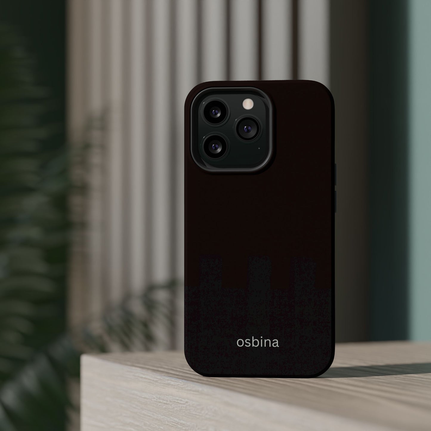 osbina | MagSafe compatible for iPhone | The Onyx Phone Case | Modern Man Collection