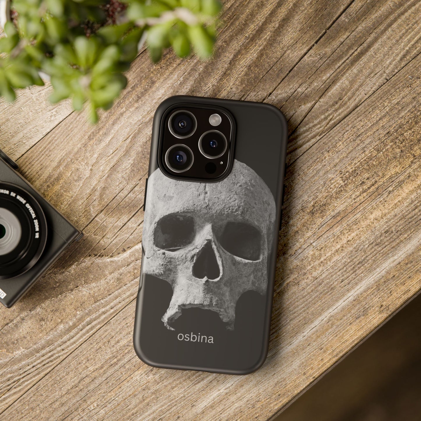 osbina | White Skull Phone Case | Season Collective Collection