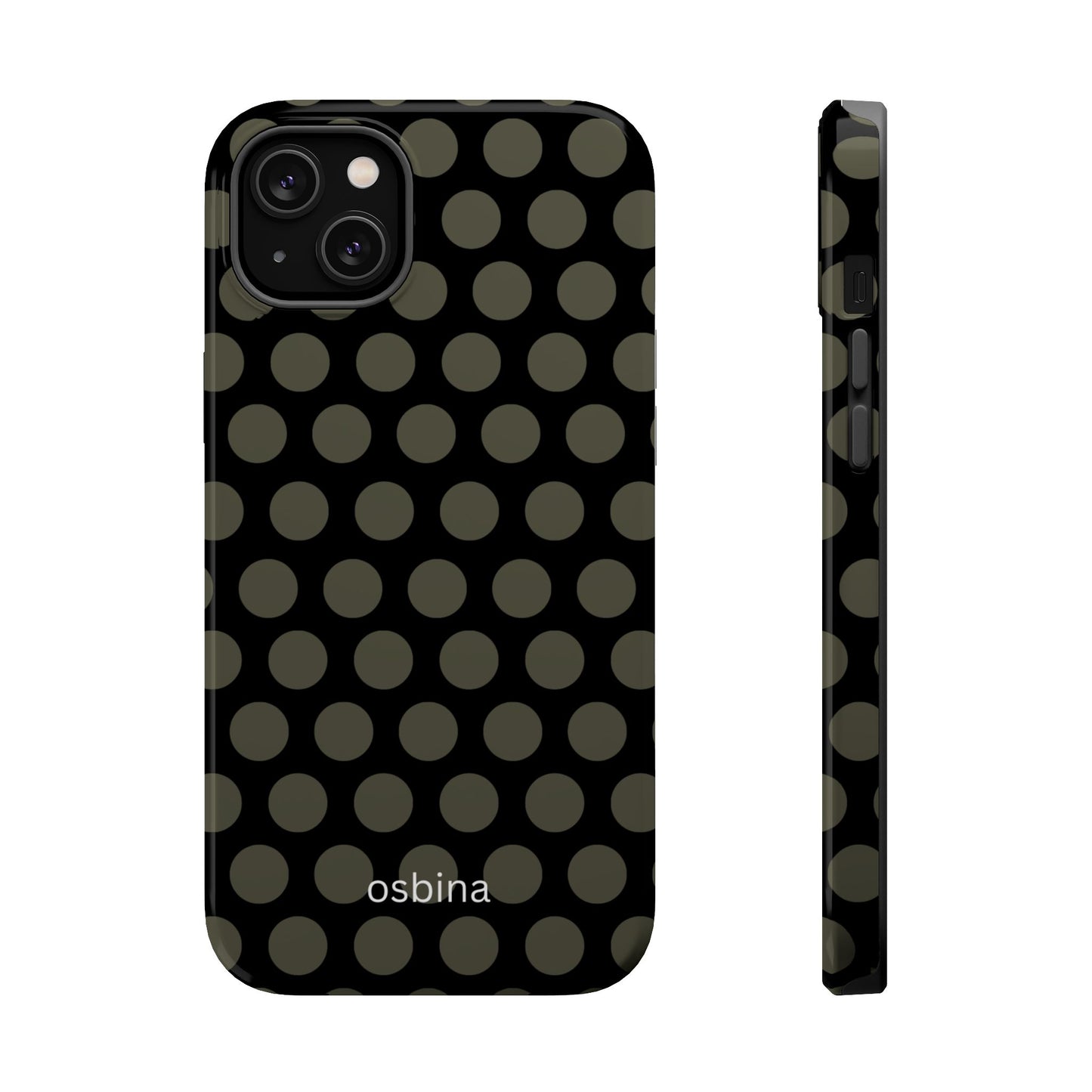 osbina | MagSafe compatible for iPhone | Onyx Chic Phone Case | Modern Muse Collection