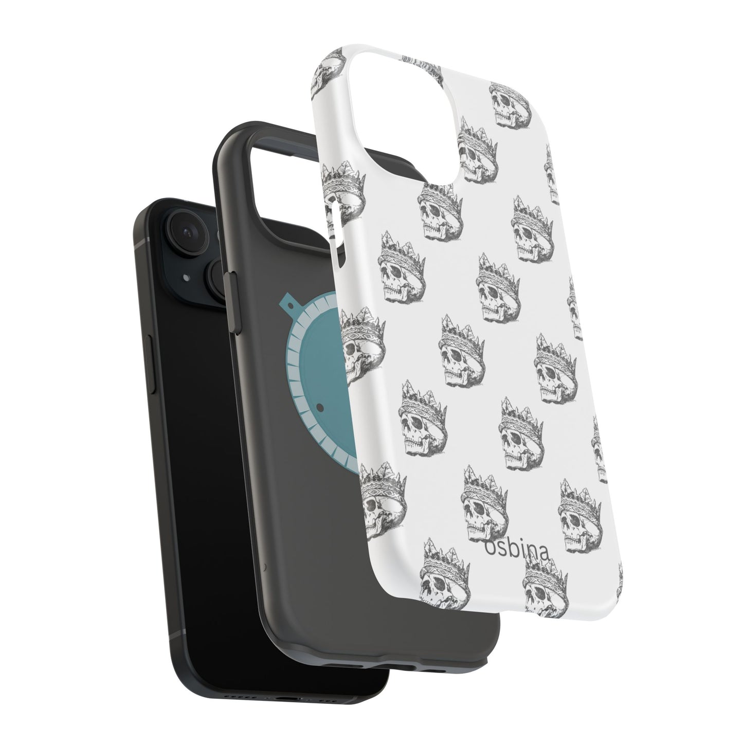 osbina | MagSafe compatible for iPhone | Skulls Royale Phone Case | Season Collective Collection