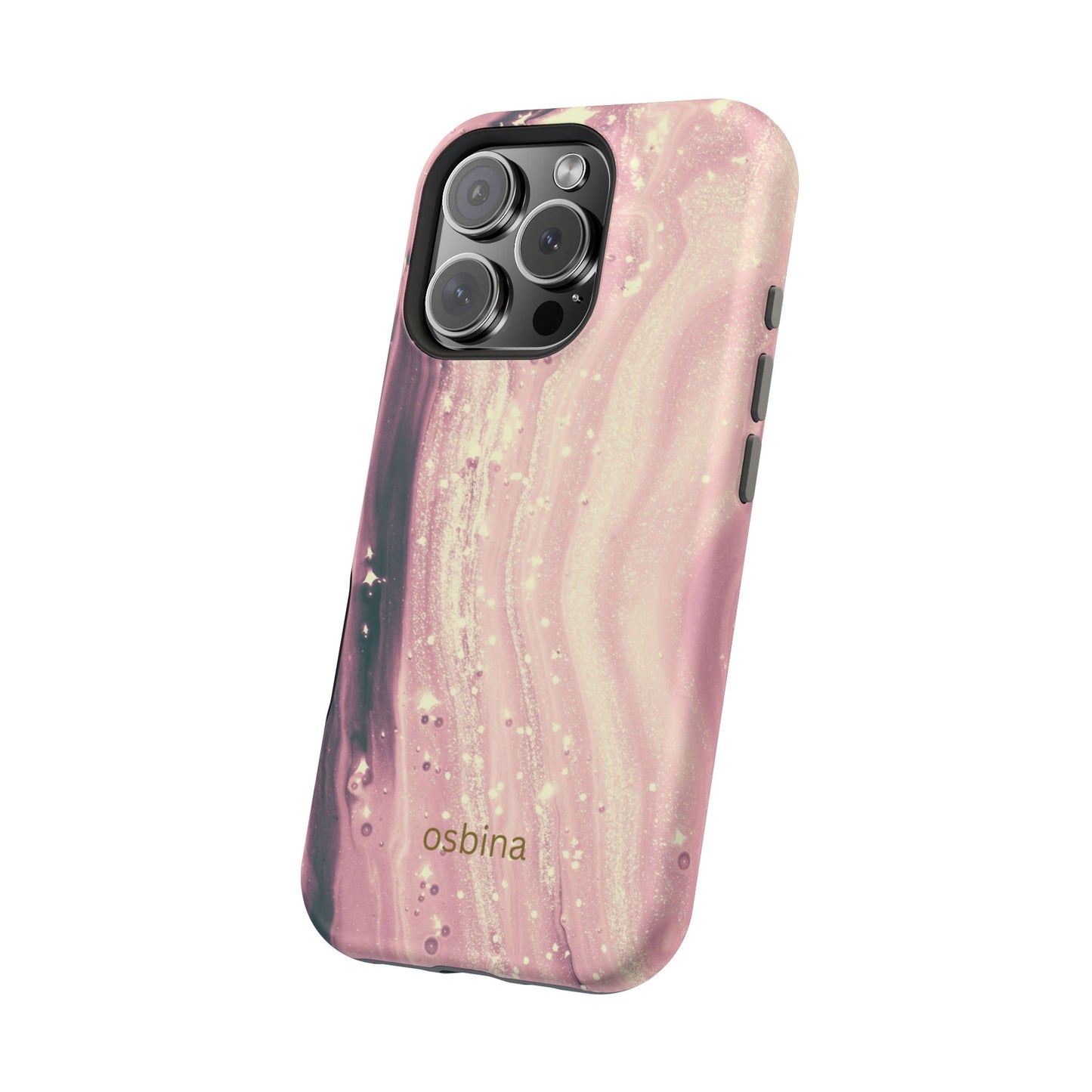 osbina | MagSafe compatible for iPhone | The Amethyst Glow Phone Case | Modern Muse Collection