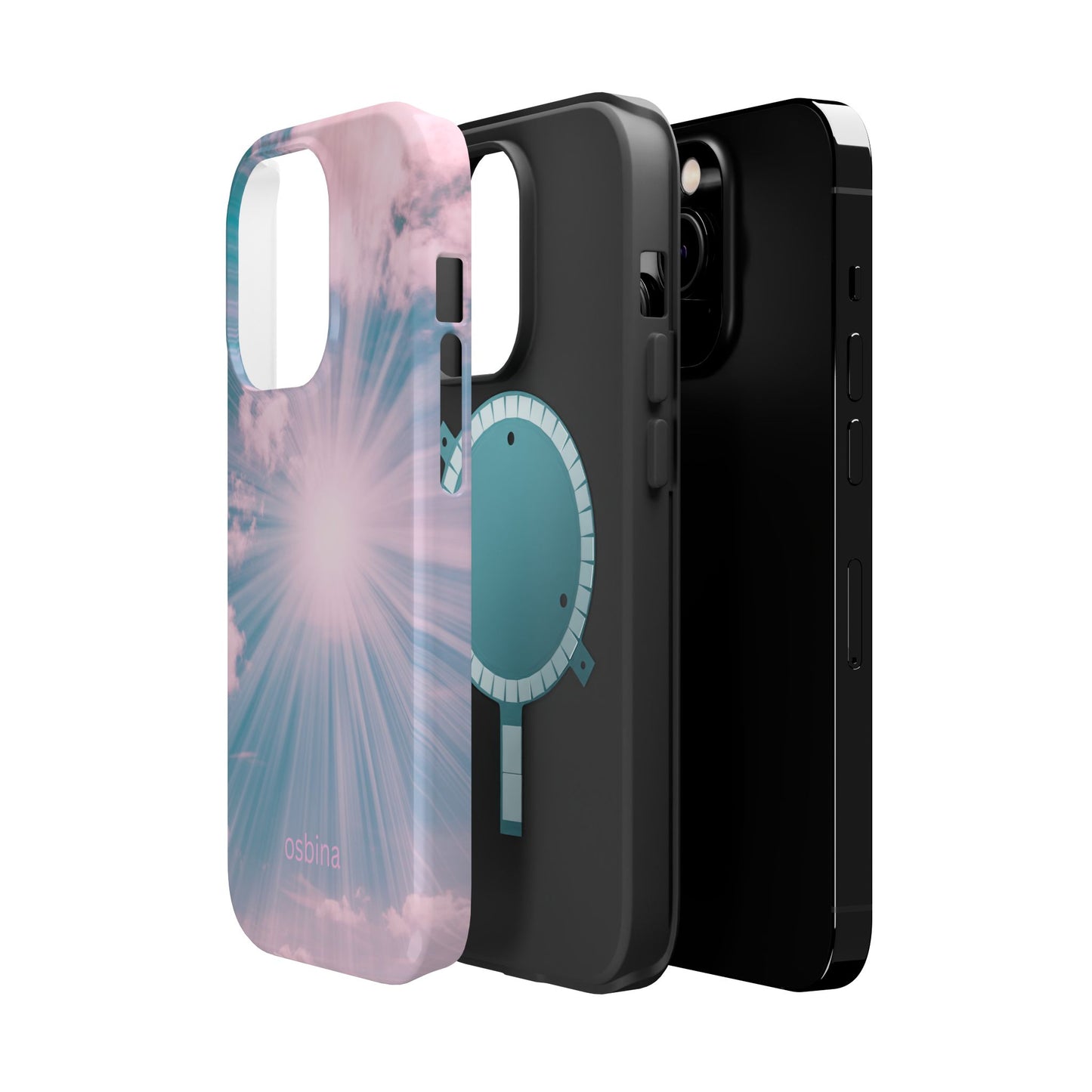 osbina | MagSafe compatible for iPhone | The Sunburst Skies Case | YAYOU Collection Supporting Shine Like Sable