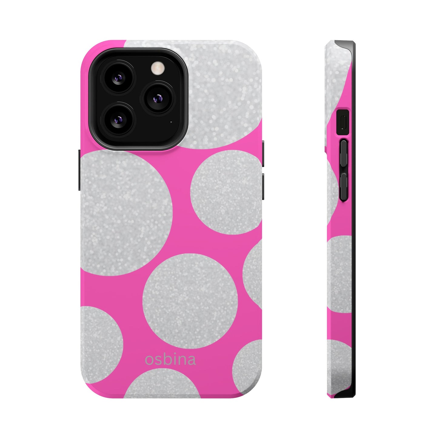 osbina | MagSafe compatible for iPhone | The Sparkling Bubbles Case | YAYOU Collection Supporting Shine Like Sable