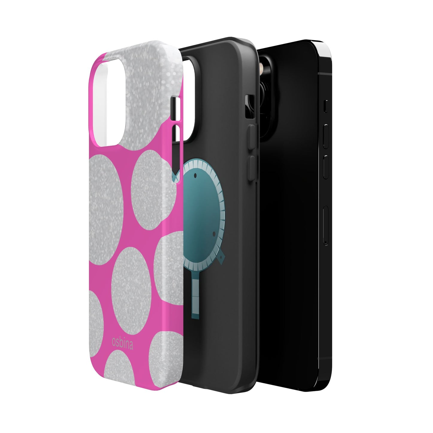 osbina | MagSafe compatible for iPhone | The Sparkling Bubbles Case | YAYOU Collection Supporting Shine Like Sable