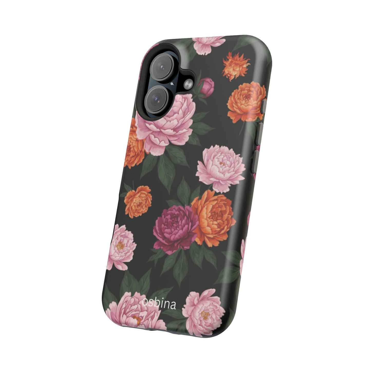 osbina | MagSafe | Peony Noir, Designer Case | The Aspen Collection