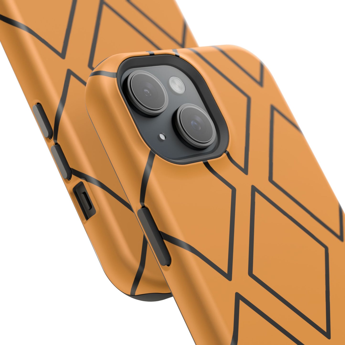 osbina | MagSafe Compatible for iPhone | Diamonds Are Your Phone’s Best Friend — The Orange + Black Diamond Case | The Season Collective