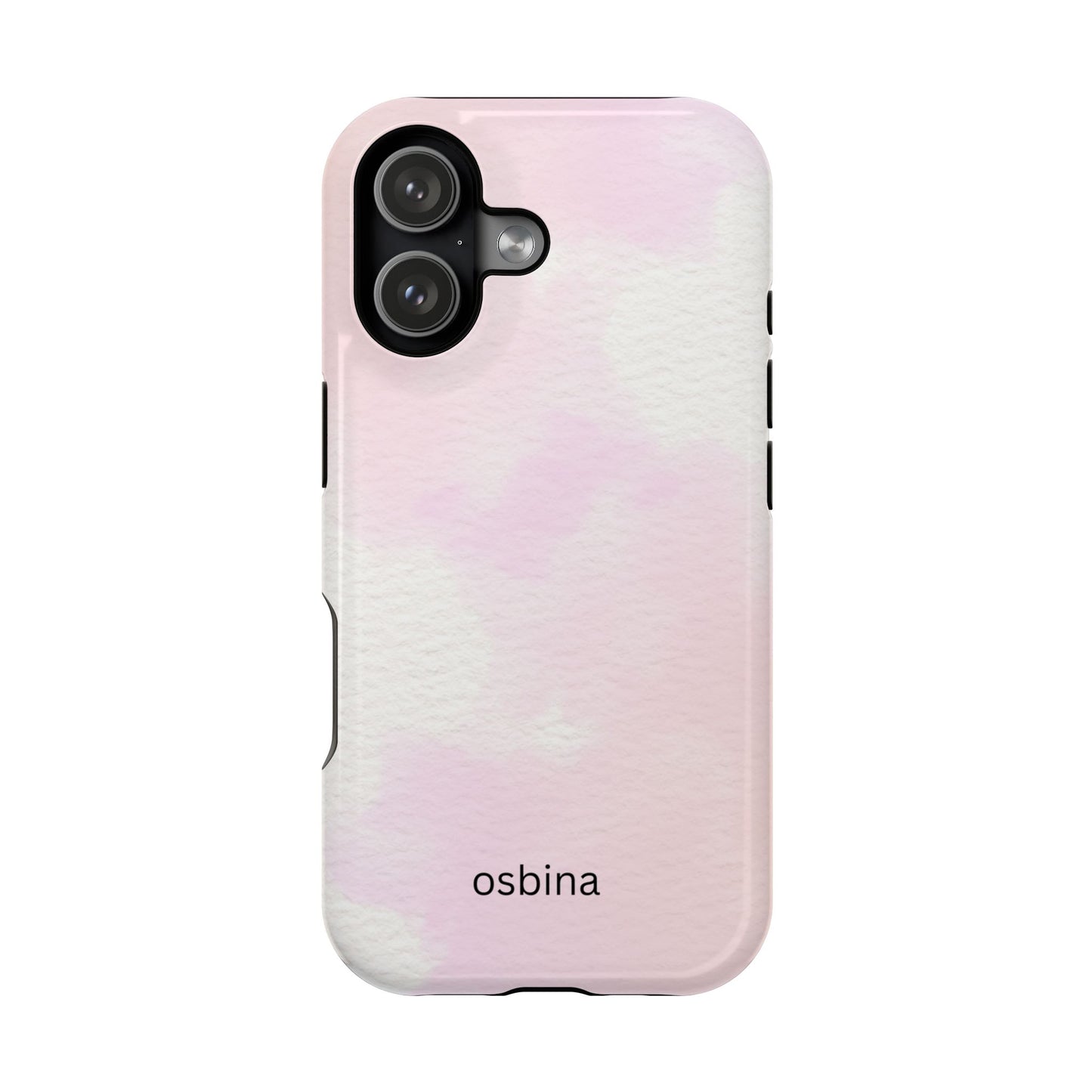 osbina | MagSafe compatible for iPhone | Pink Cotton Cloud Phone Case | Modern Muse Collection