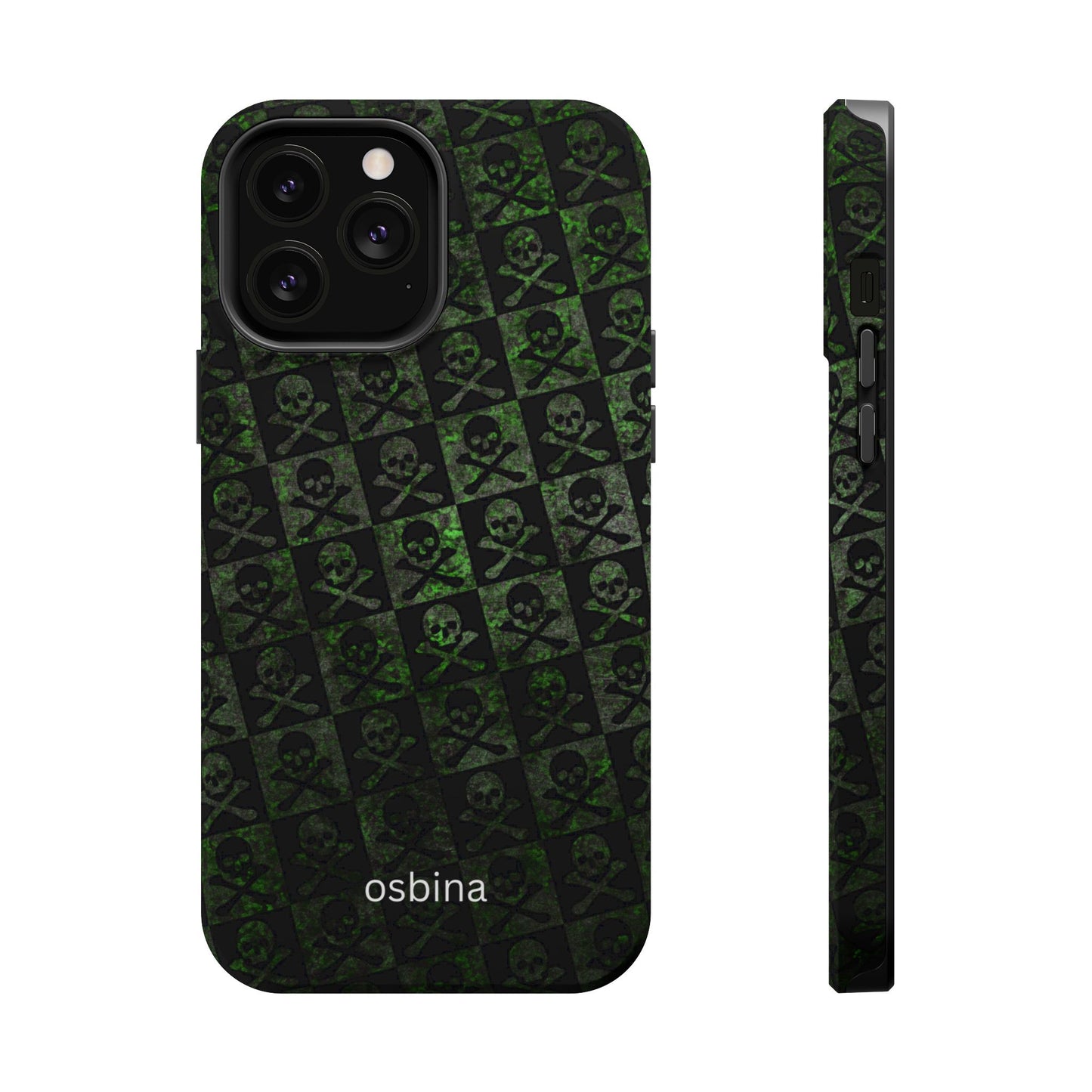 osbina | MagSafe compatible for iPhone | Skull & Crossbones Phone Case | Season Collective Collection