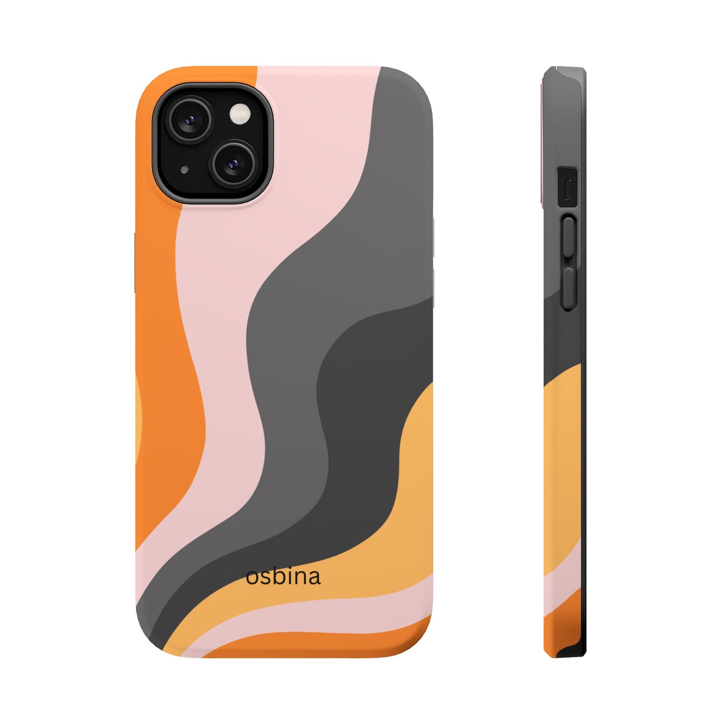 osbina | MagSafe Compatible for iPhone | The Case That Says “Fall, But Make It Fashion” | Retro Swirl Edition | The Season Collective