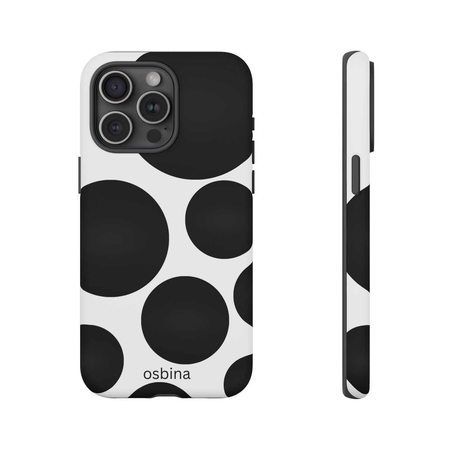 osbina | The Noir Bubbles Phone Case | Modern Muse Collection