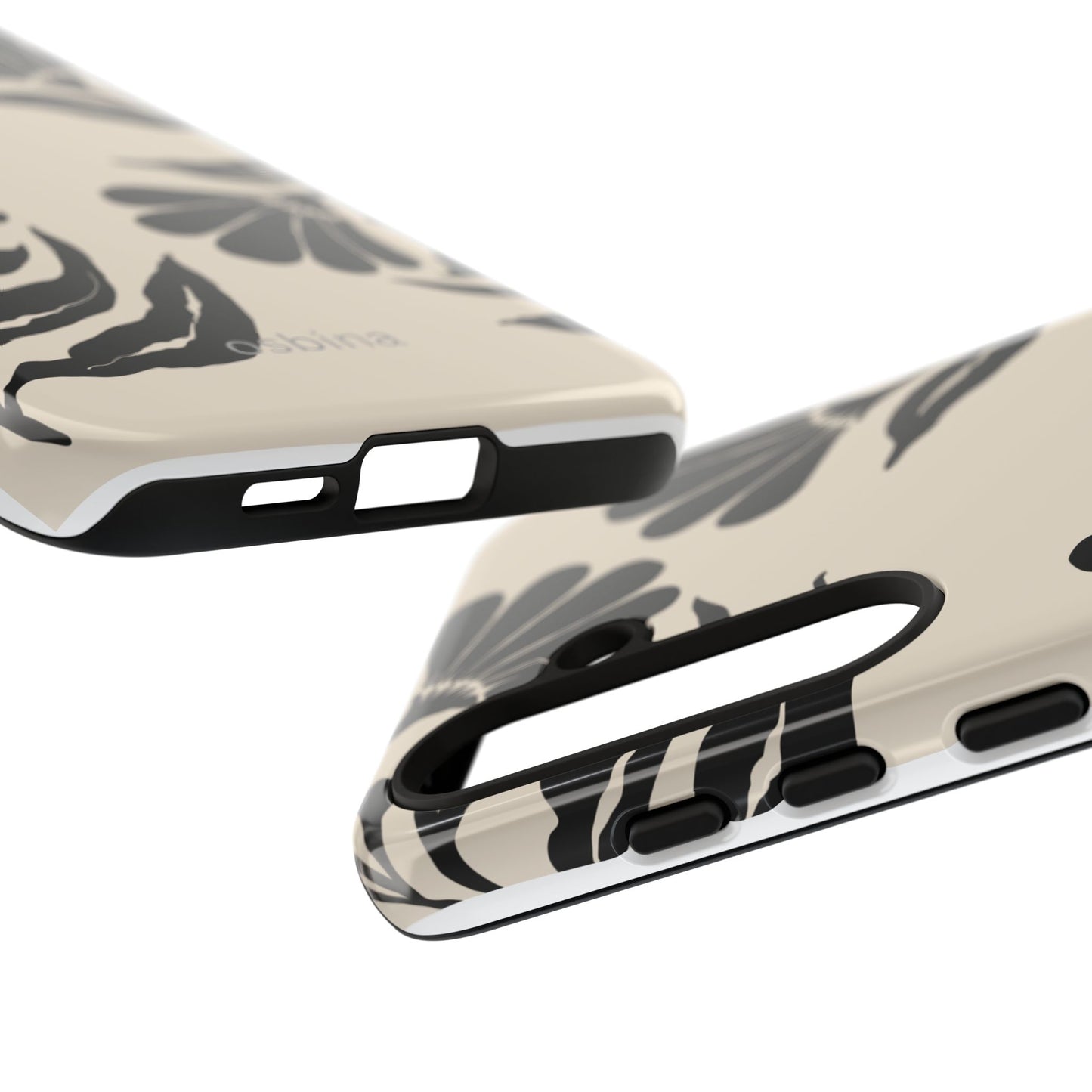 osbina | Obsidian Bloom Flower Phone Case | Modern Muse Collection