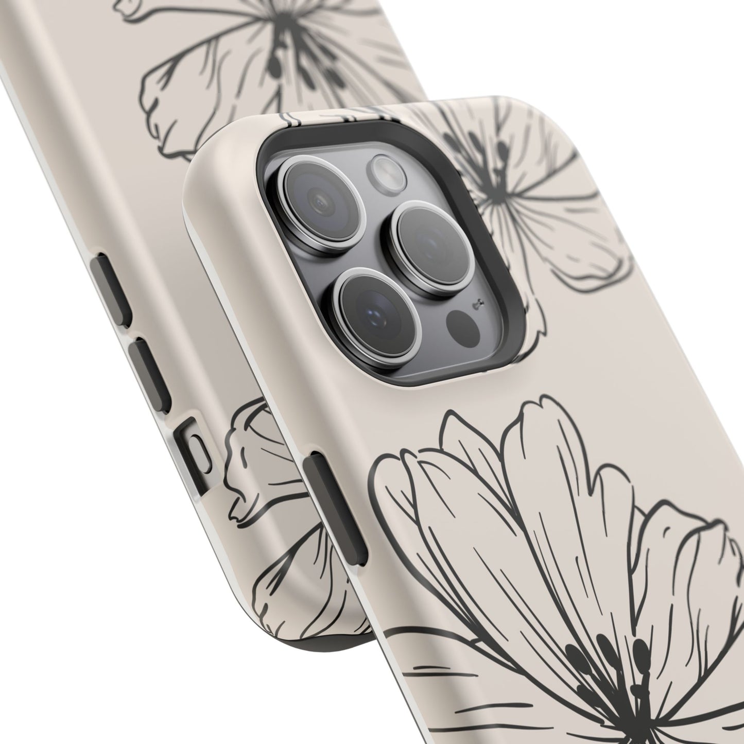 osbina | MagSafe compatible for iPhone | Poppy Whisper Phone Case | Modern Muse Collection
