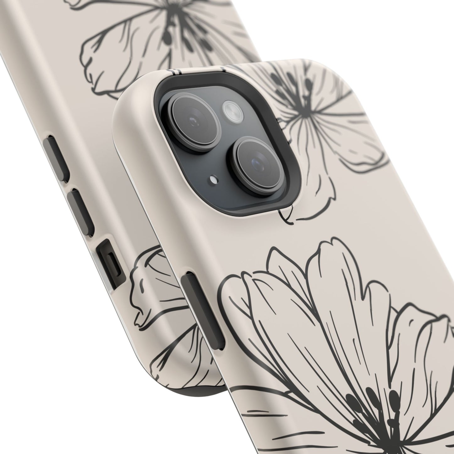 osbina | MagSafe compatible for iPhone | Poppy Whisper Phone Case | Modern Muse Collection