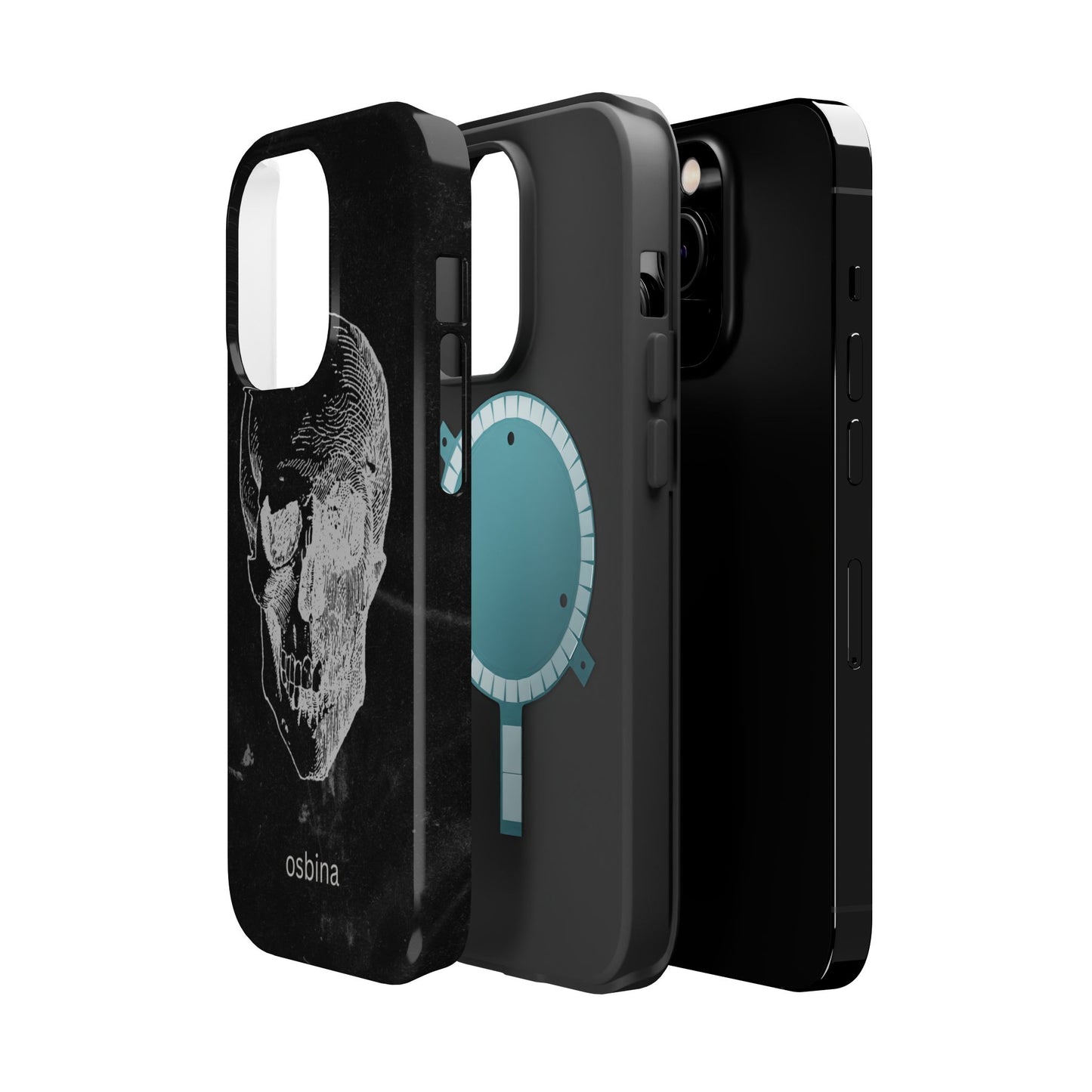 osbina | MagSafe compatible for iPhone | Skull Phone Case | Season Collective Collection