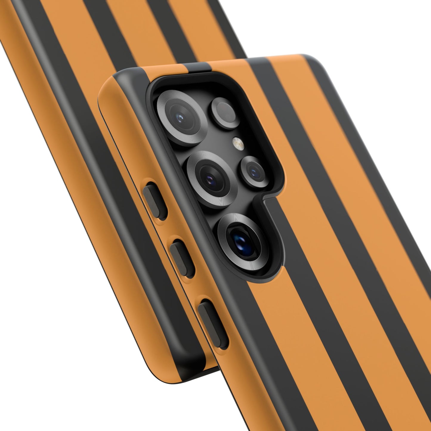osbina | The Statement Stripe Case in Black + Orange | The Season Collective