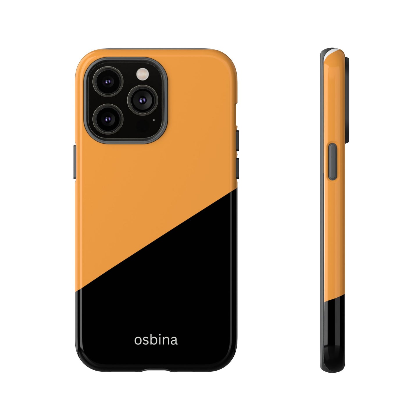 osbina | Bold Moves Only — The Orange + Black Split Diagonal Case | The Season Collective